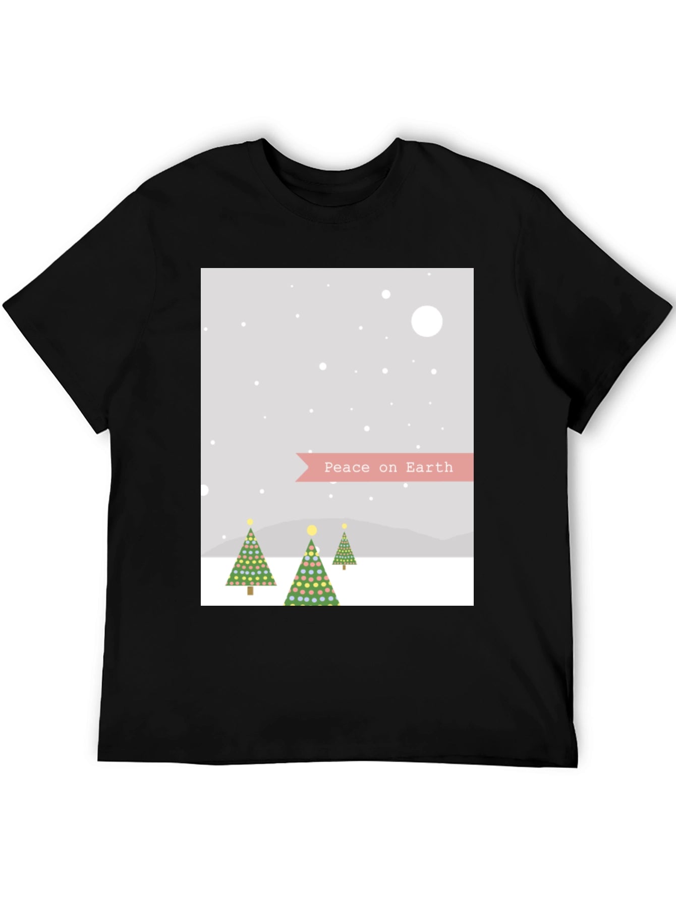 Peace on Earth Christmas Tree T-Shirt