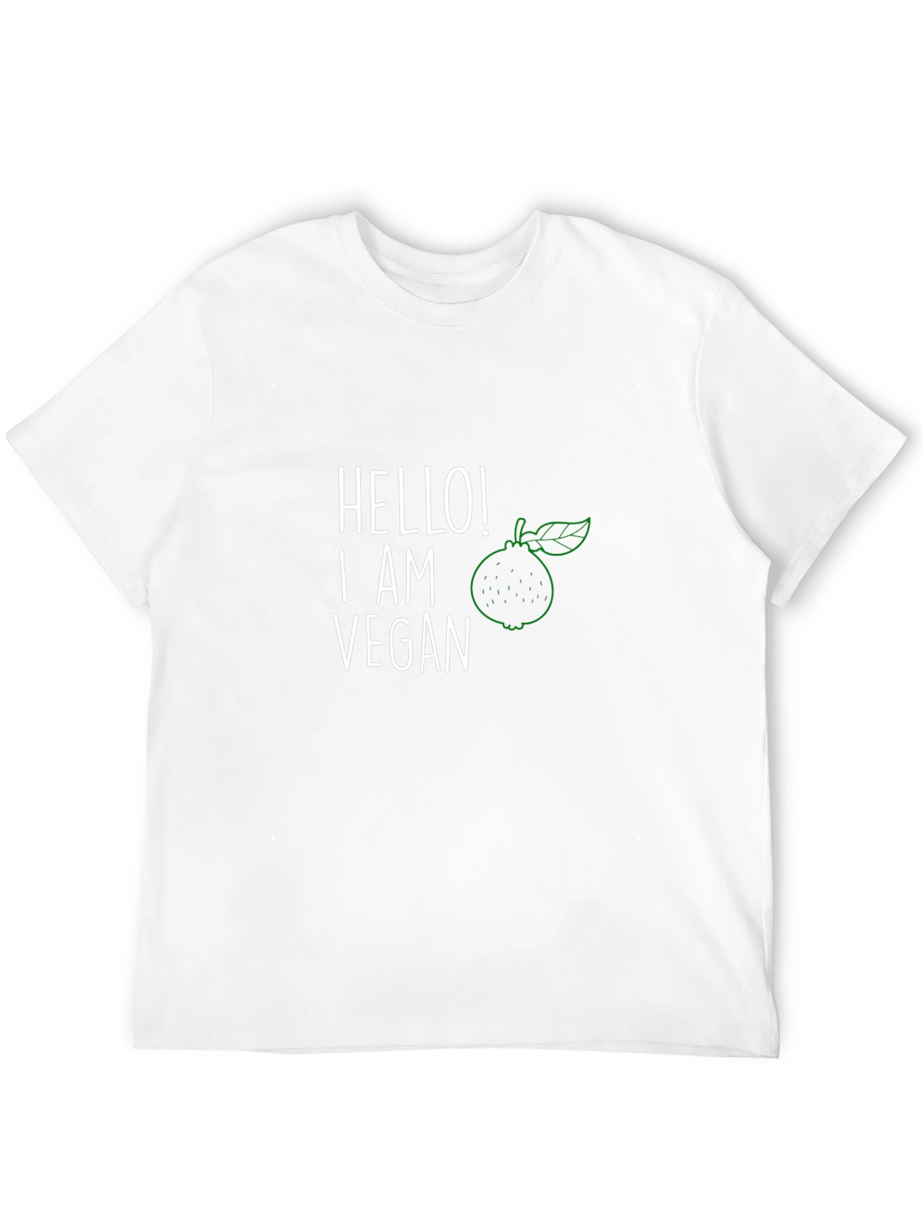 Vegan Statement T-Shirt - Black Graphic Tee