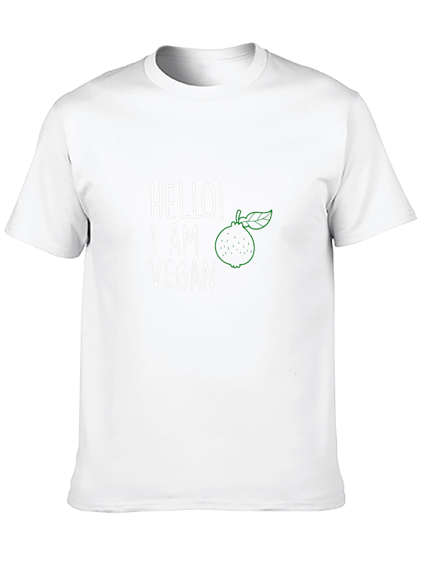 Vegan Statement T-Shirt - Black Graphic Tee