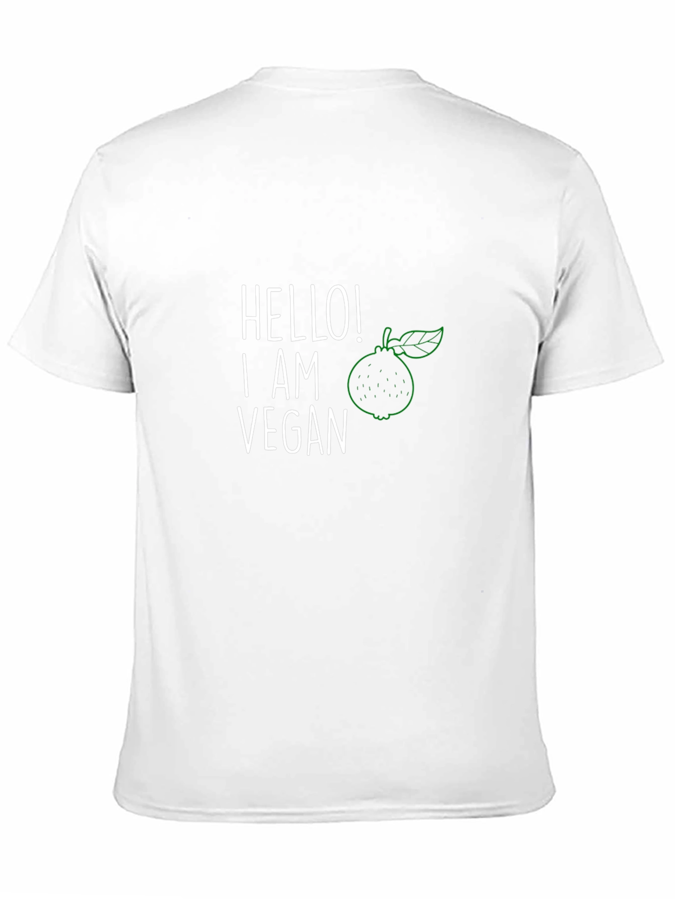 Vegan Statement T-Shirt - Black Graphic Tee