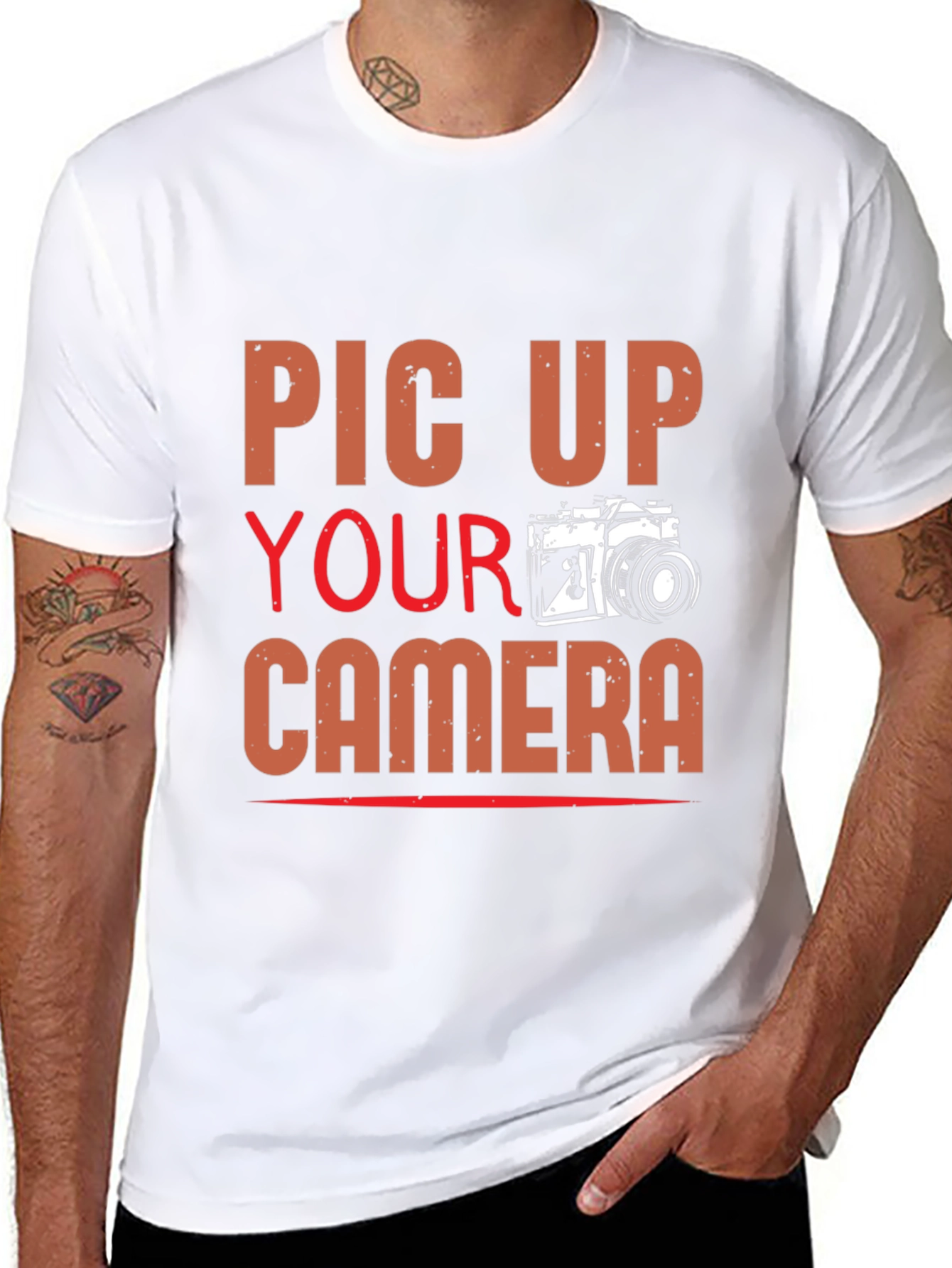 Pick Up Your Camera Graphic Tee