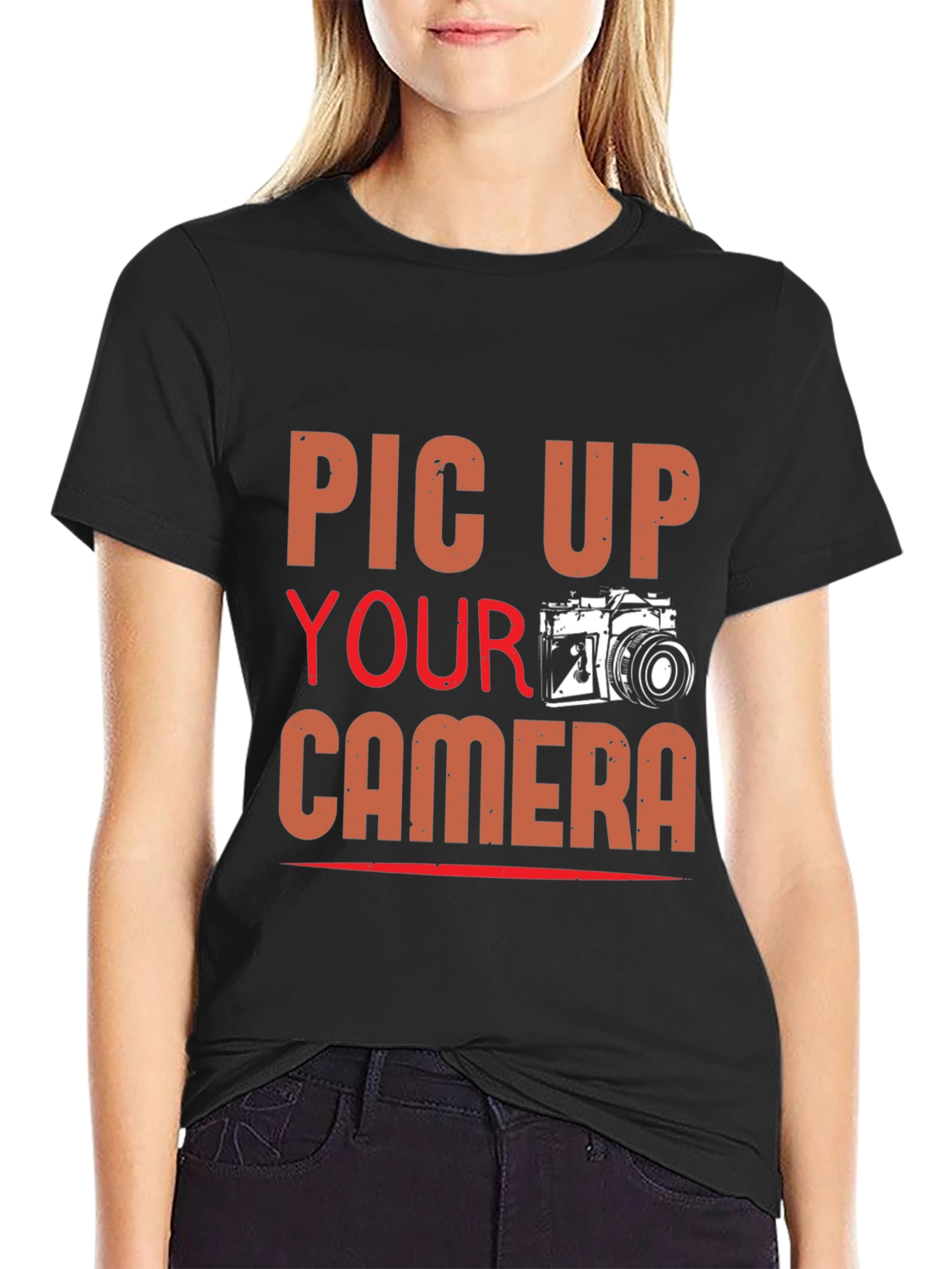 Pick Up Your Camera Graphic Tee