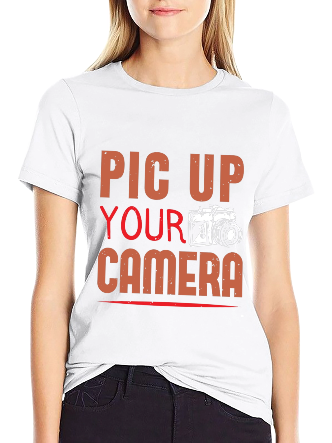 Pick Up Your Camera Graphic Tee