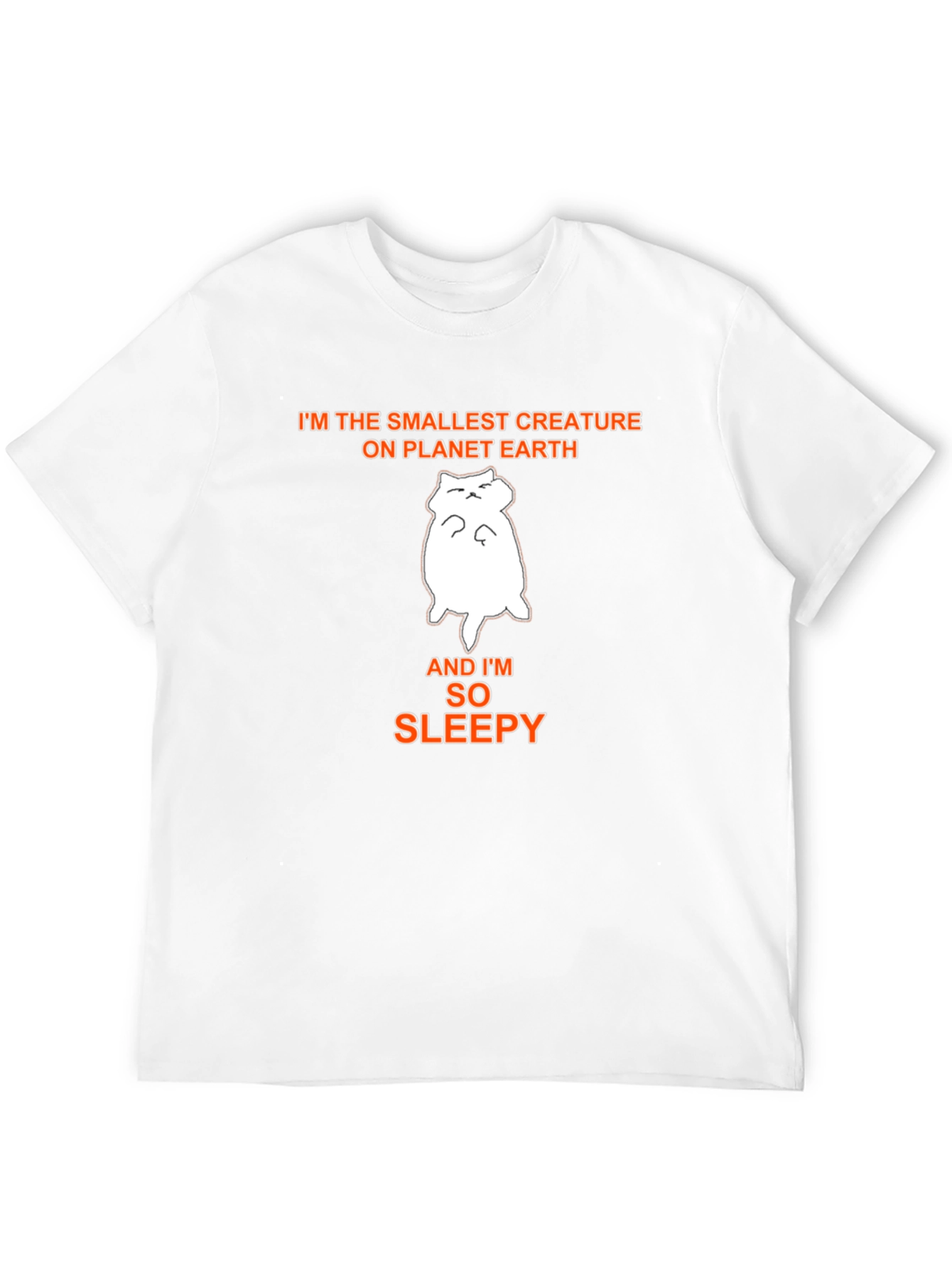 Smallest Creature So Sleepy Black Tee