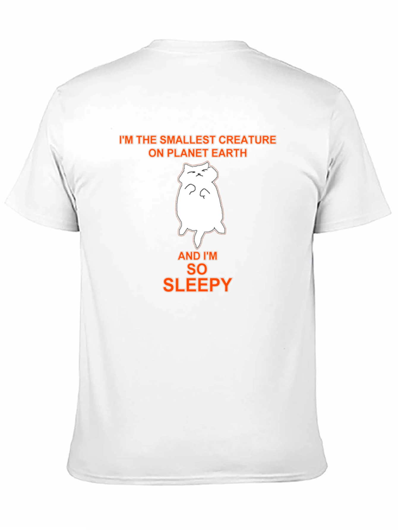 Smallest Creature So Sleepy Black Tee