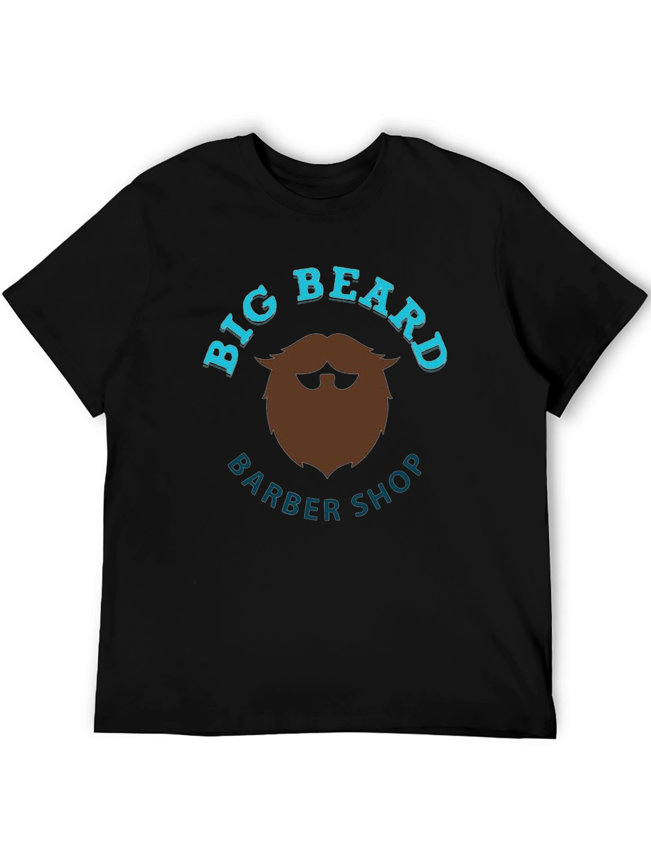 Big Beard Barber Shop Black Tee