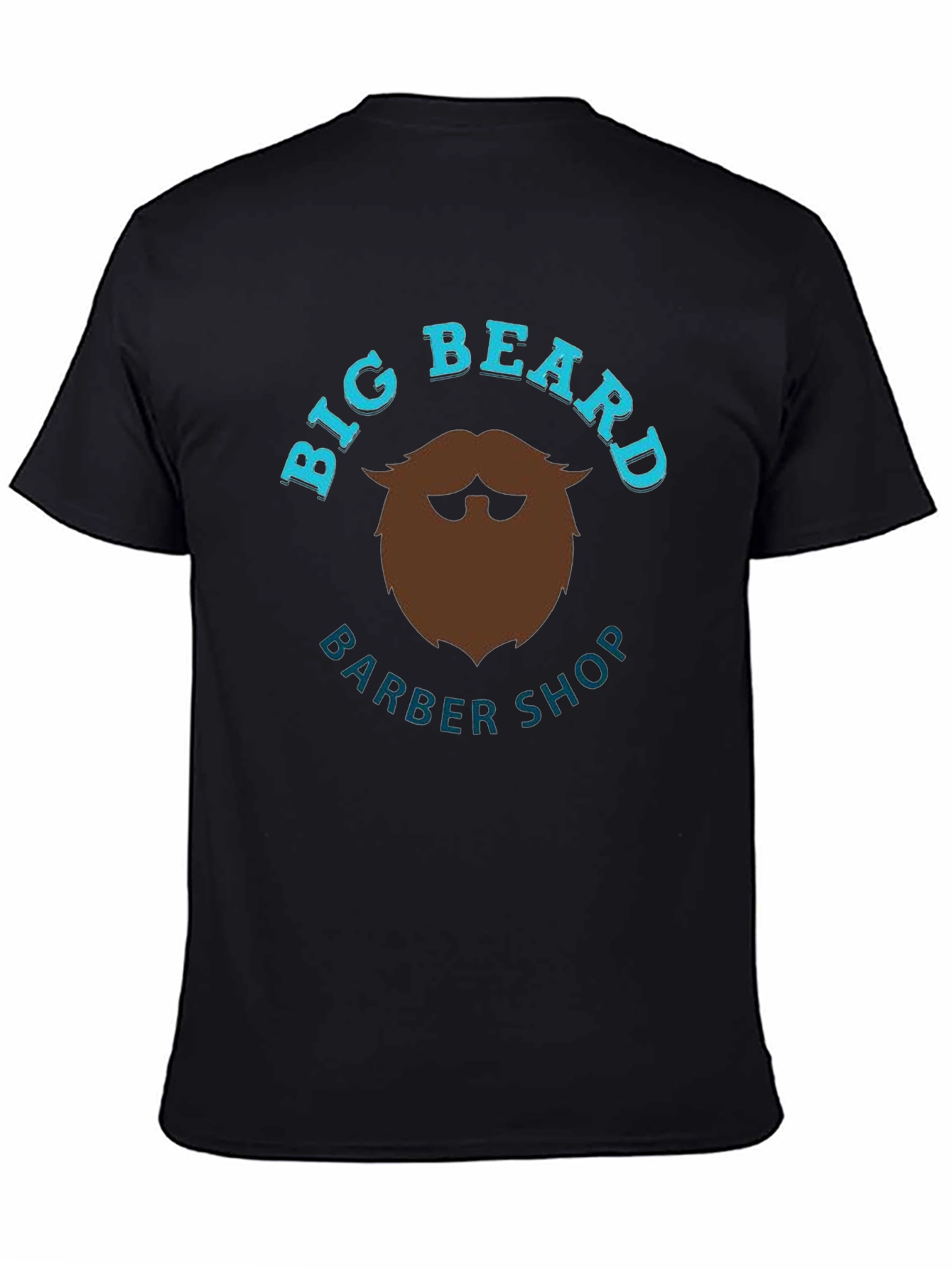 Big Beard Barber Shop Black Tee