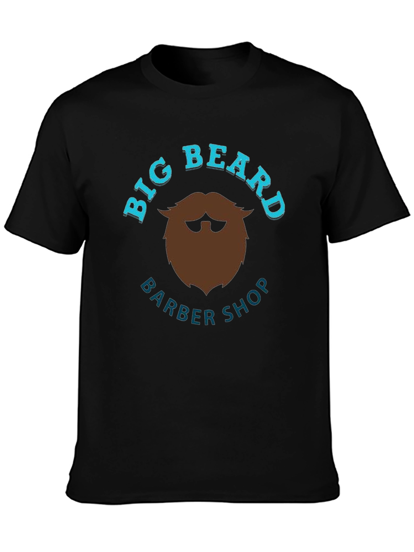 Big Beard Barber Shop Black Tee