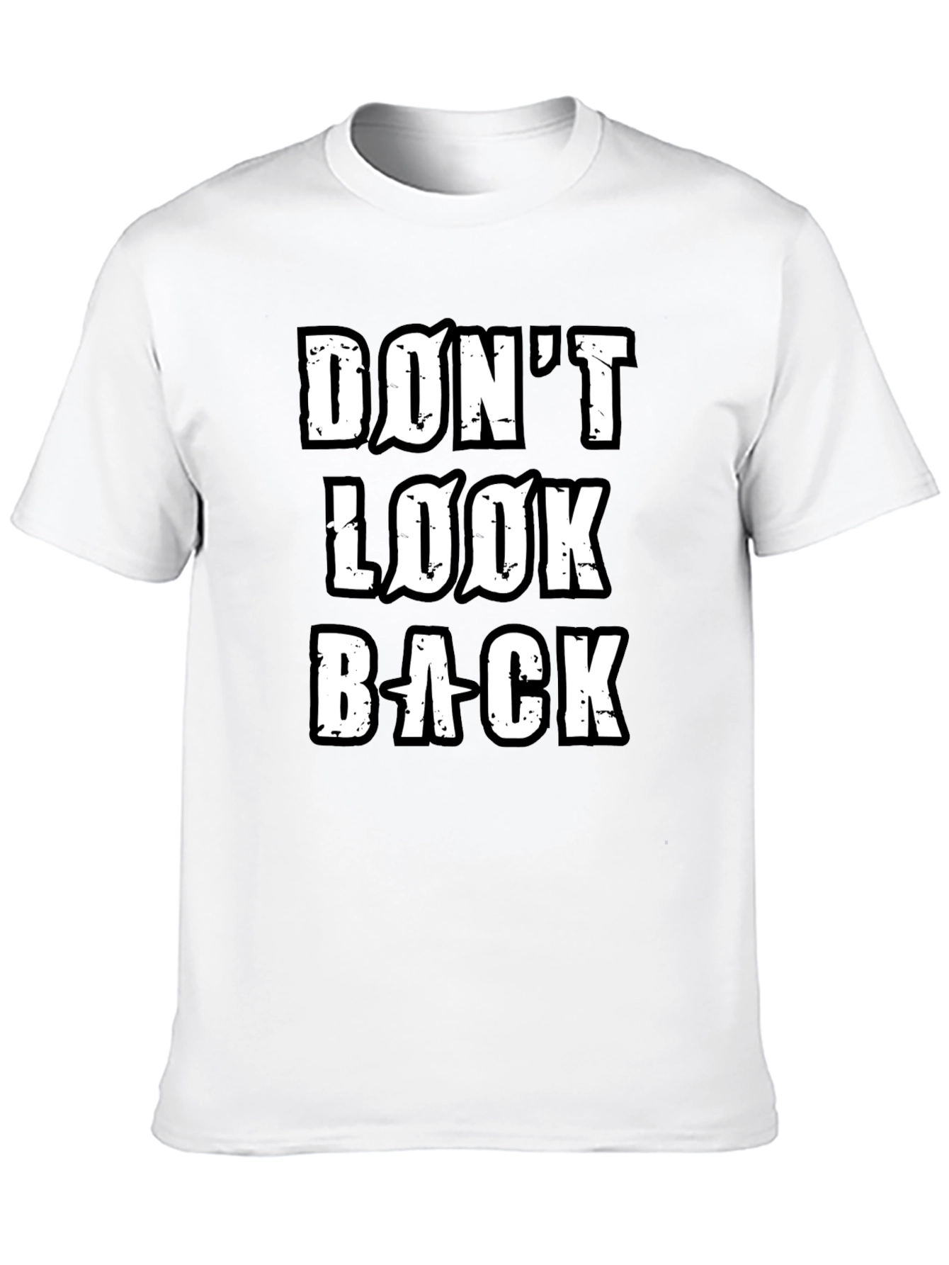 Dont Look Back Mens Black T-Shirt