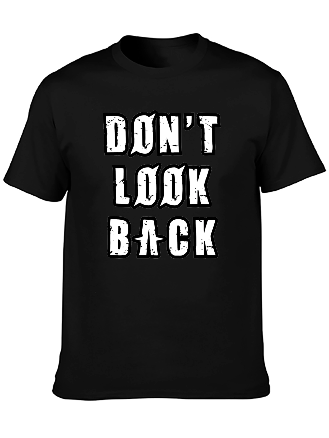 Dont Look Back Mens Black T-Shirt