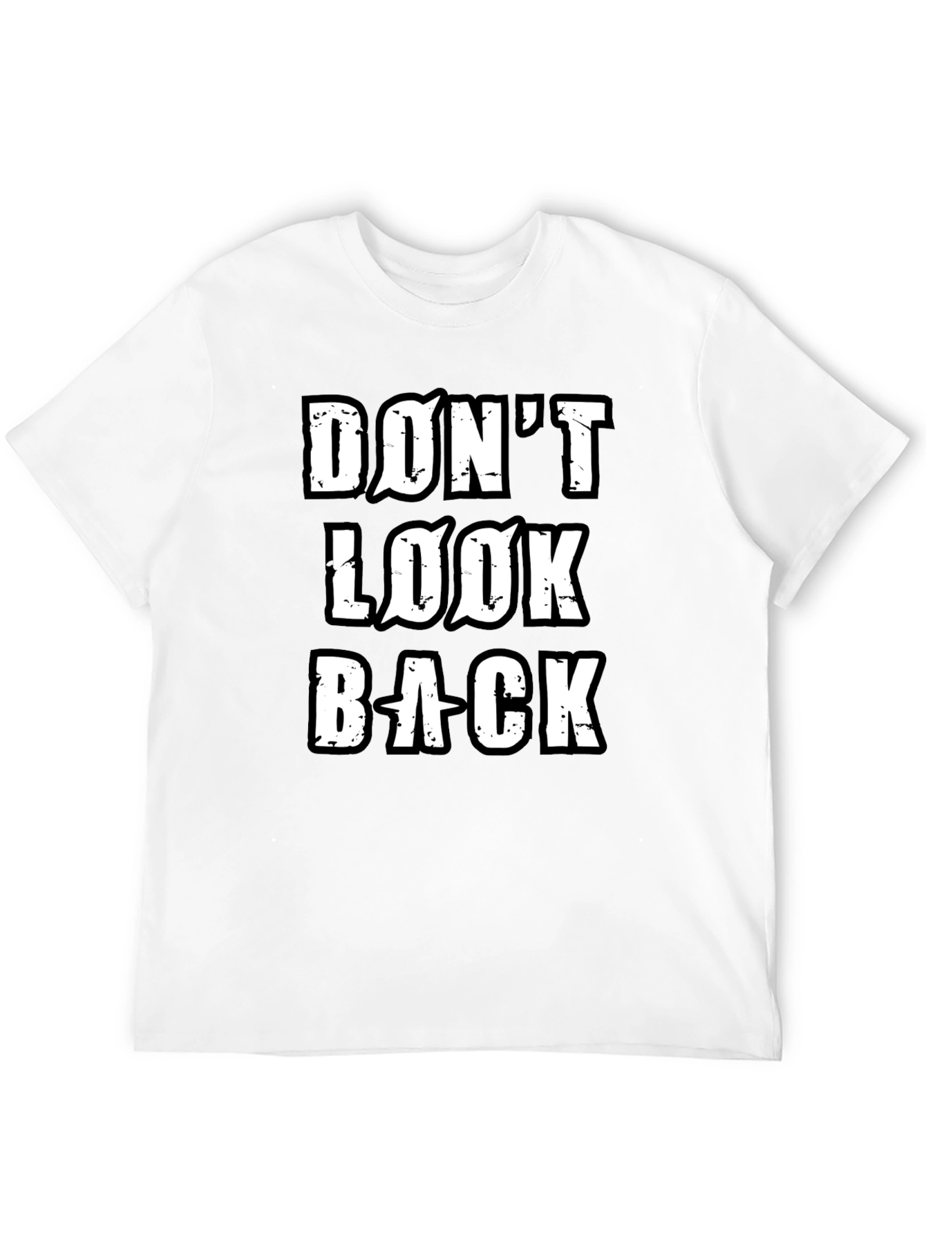 Dont Look Back Mens Black T-Shirt