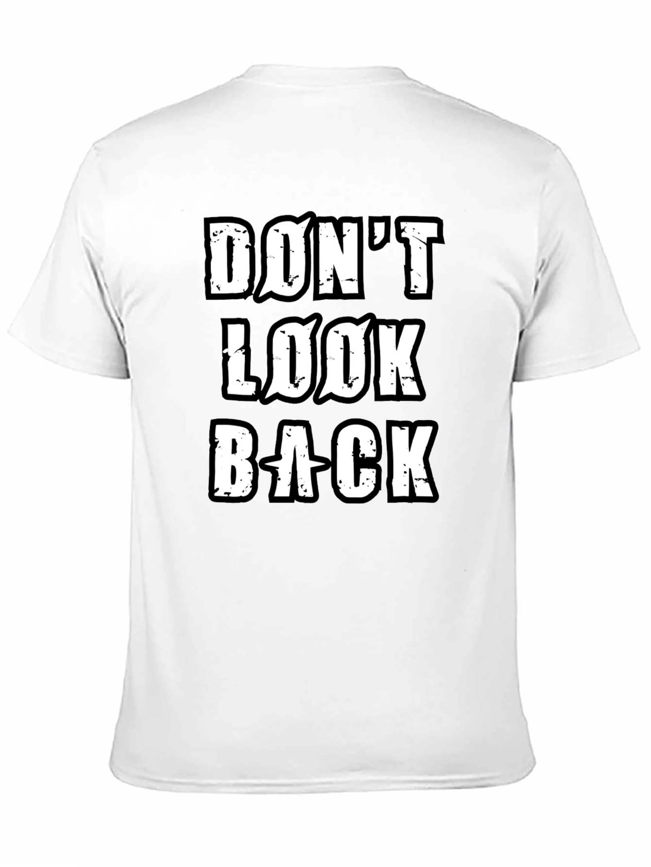 Dont Look Back Mens Black T-Shirt