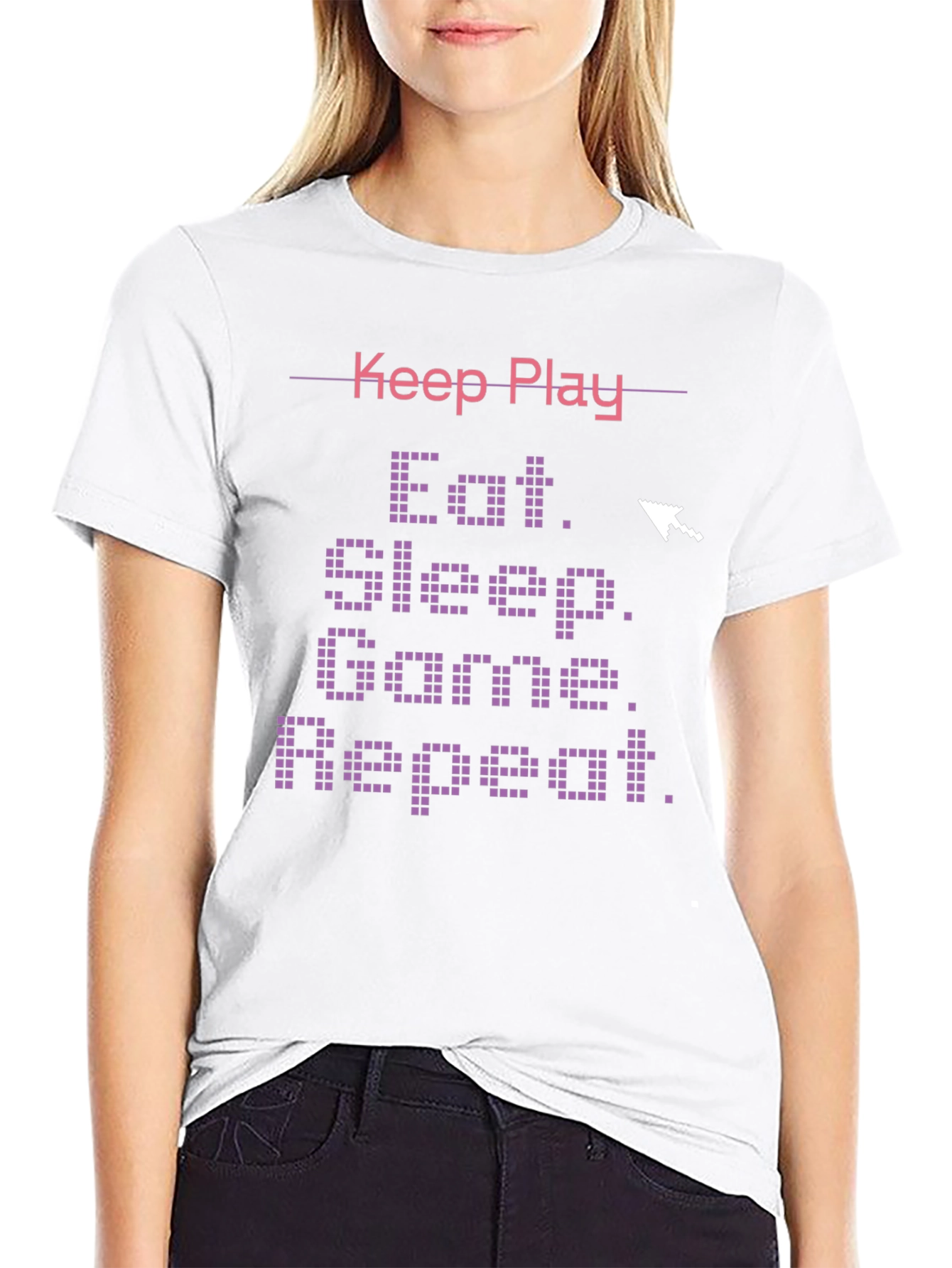 Eat Sleep Game Repeat T-Shirt