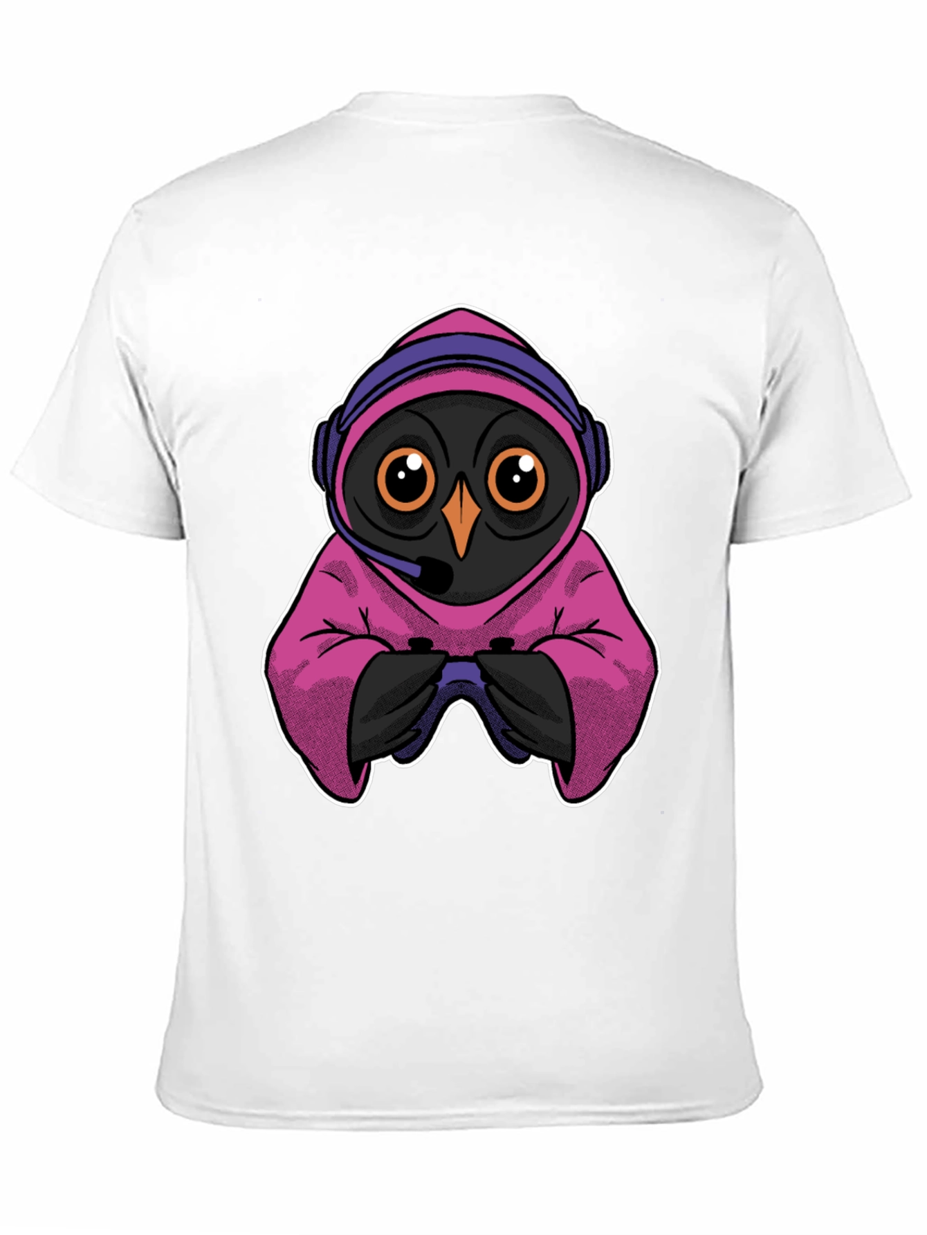 Gamer Owl T-Shirt - Cool Graphic Tee