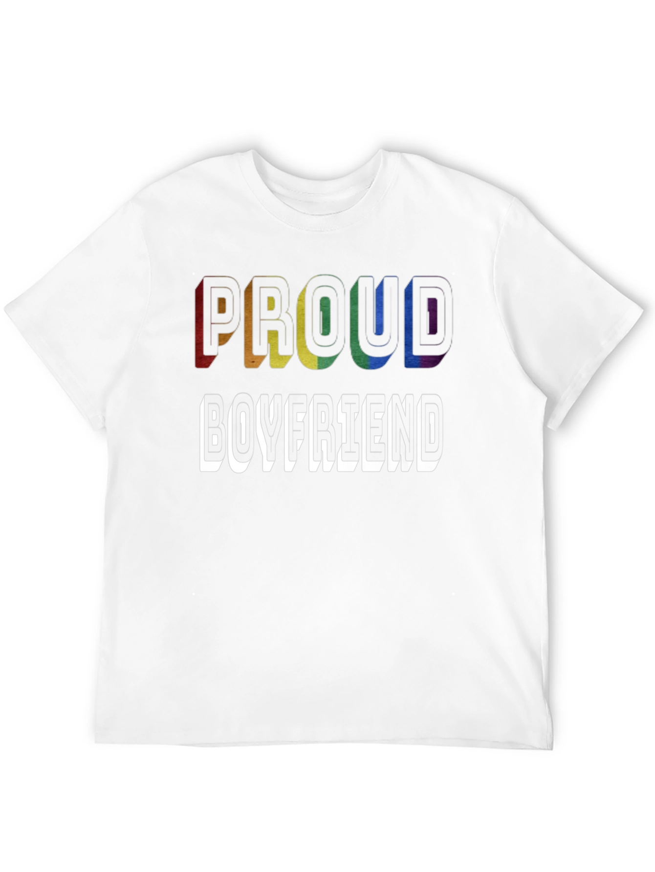 Proud Boyfriend LGBTQ+ Pride T-Shirt