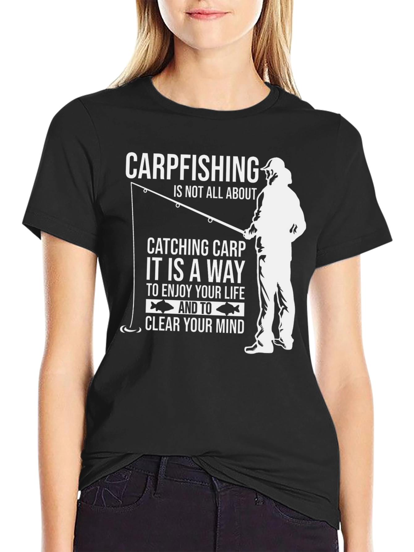 Carpfishing T-Shirt: Enjoy Life Clear Your Mind