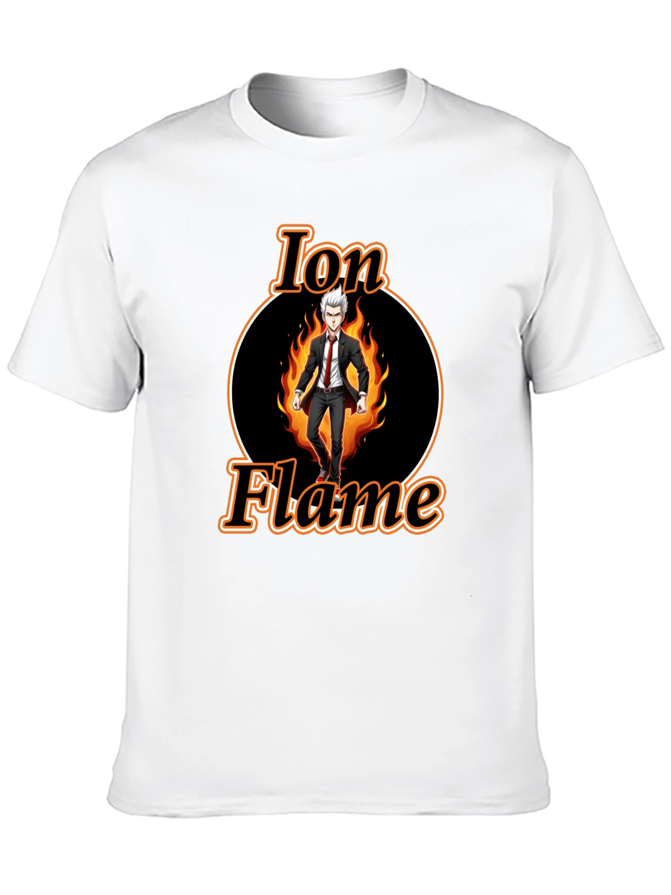 Ion Flame Graphic Tee - Black
