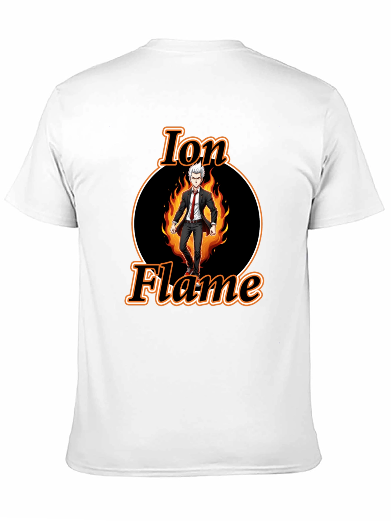 Ion Flame Graphic Tee - Black