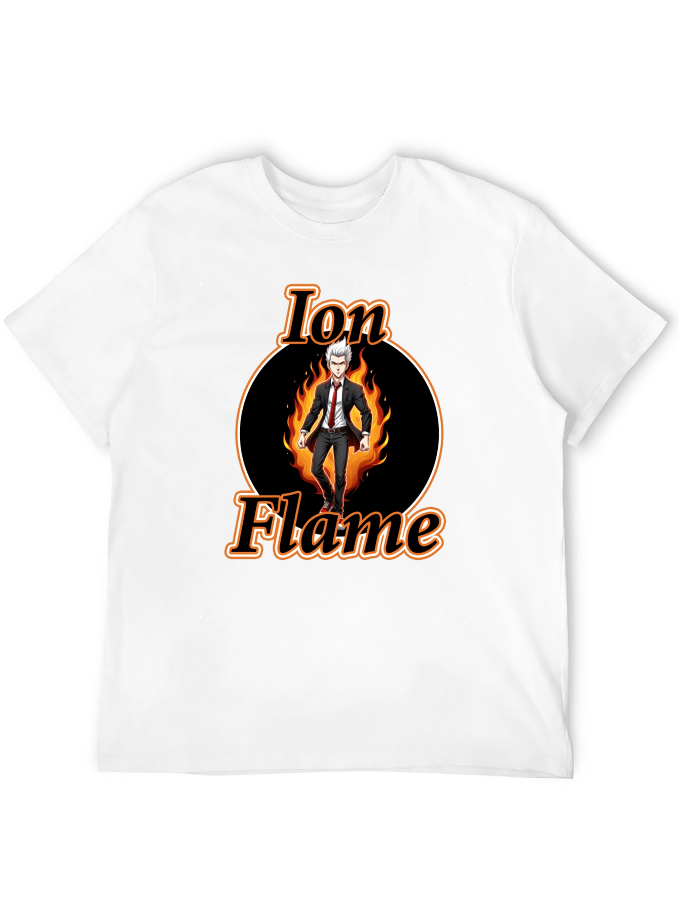 Ion Flame Graphic Tee - Black