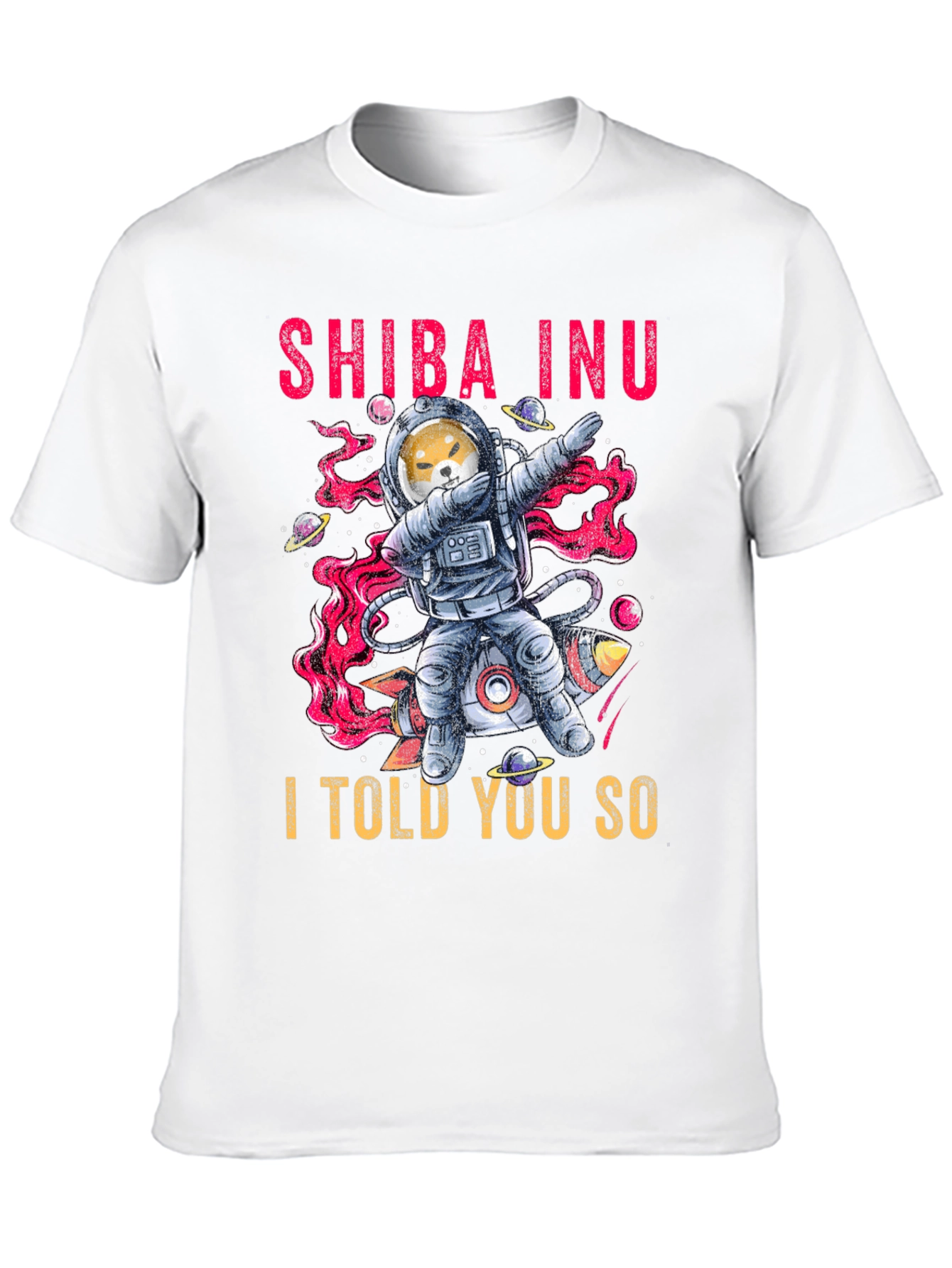 Shiba Inu Dab Astronaut T-Shirt