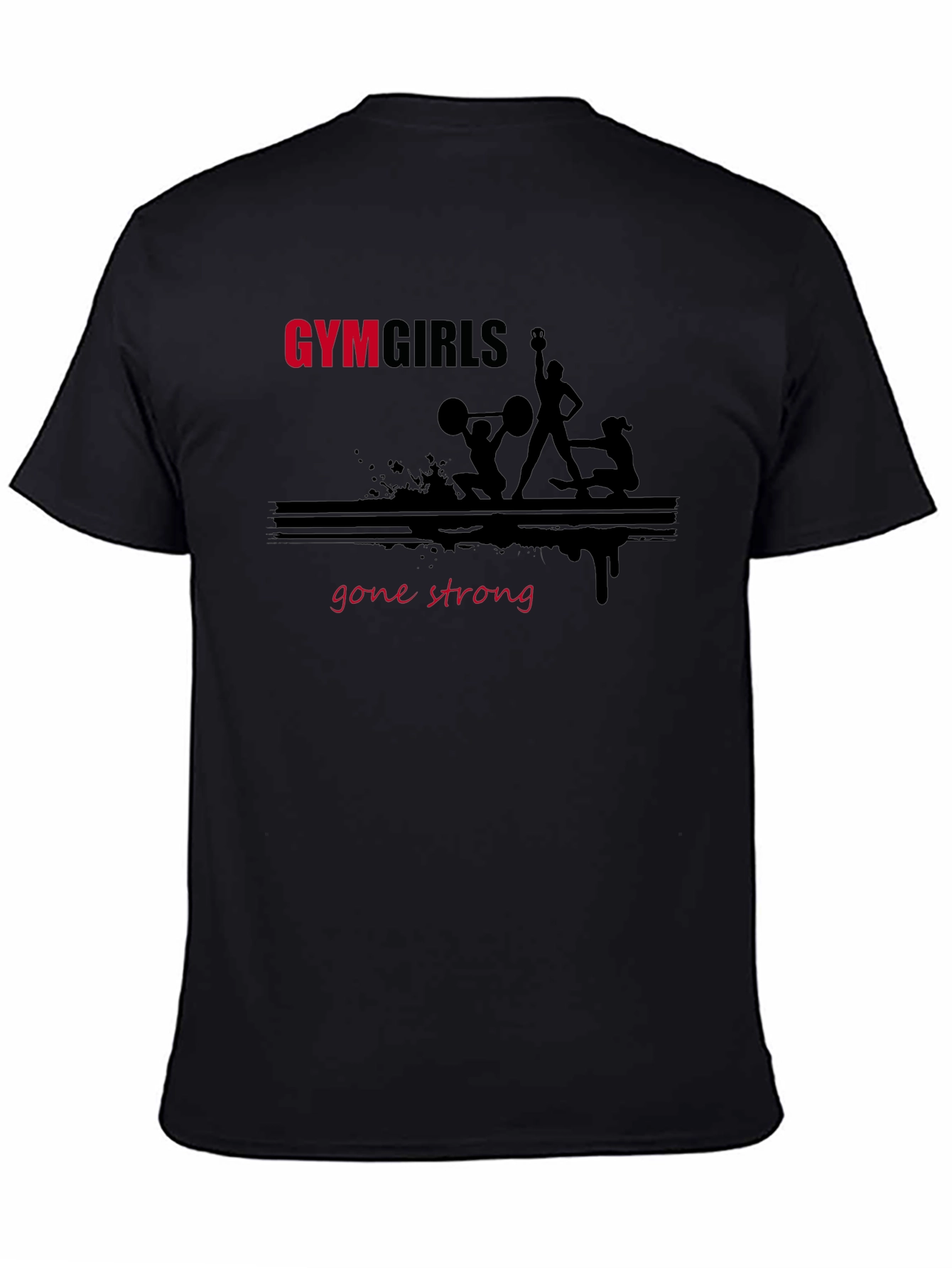 Gym Girls Gone Strong T-Shirt - Black