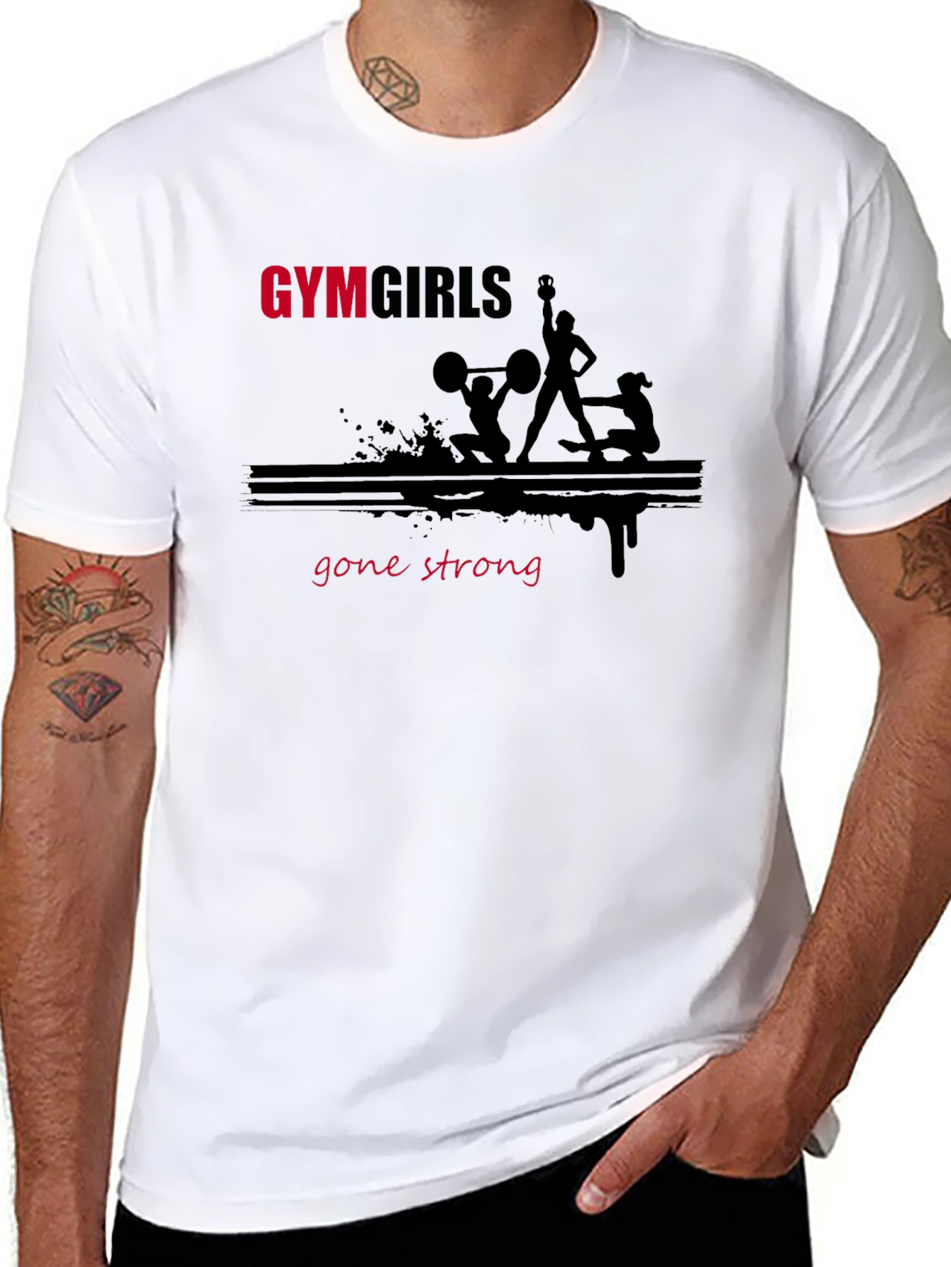Gym Girls Gone Strong T-Shirt - Black