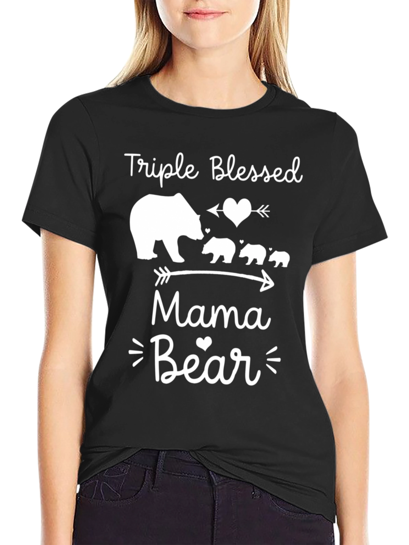 Triple Blessed Mama Bear T-Shirt