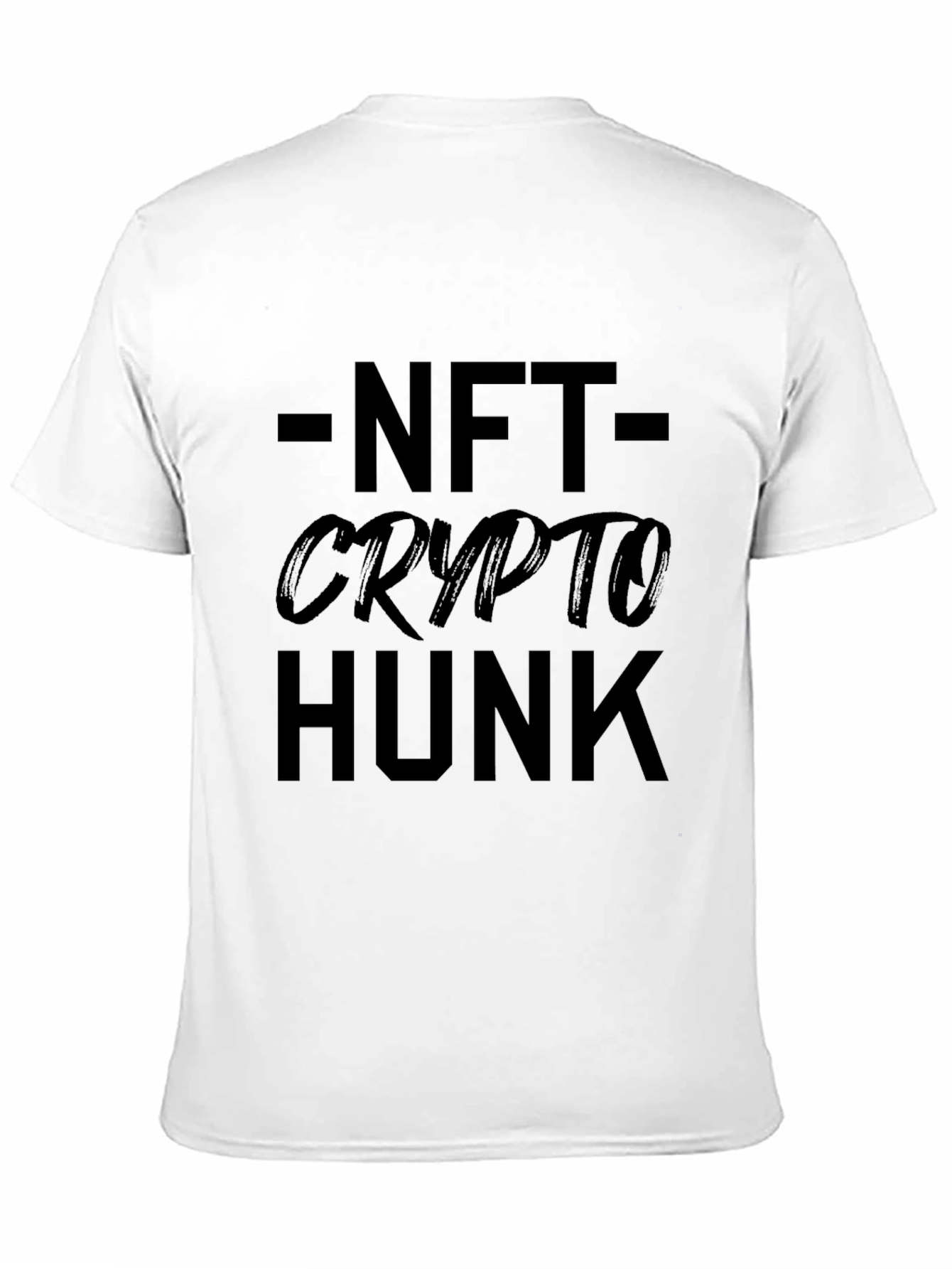 NFT Crypto Hunk T-Shirt - Black Graphic Tee