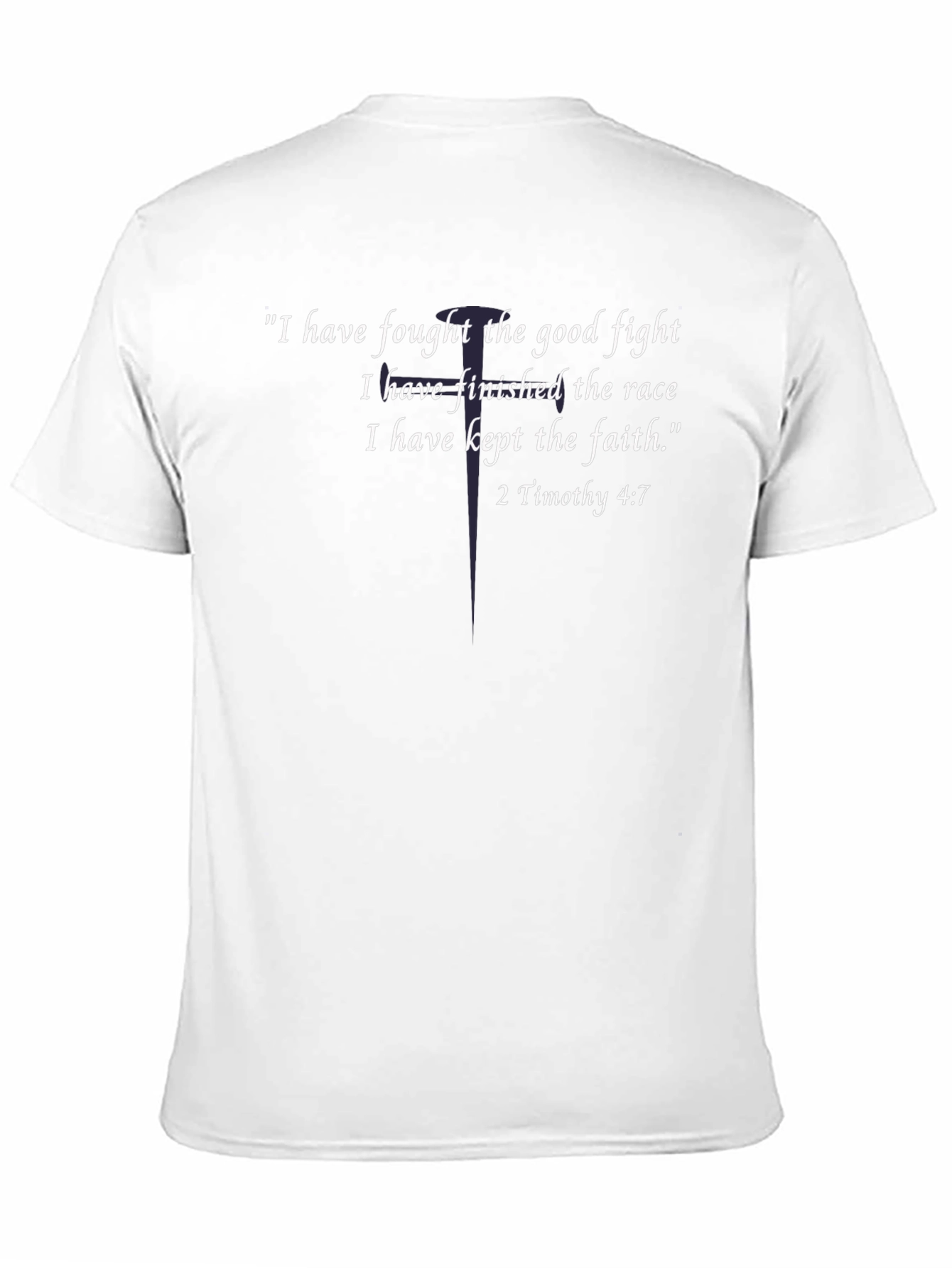 Faithful Fight T-Shirt - Timothy 4:7 Christian Tee