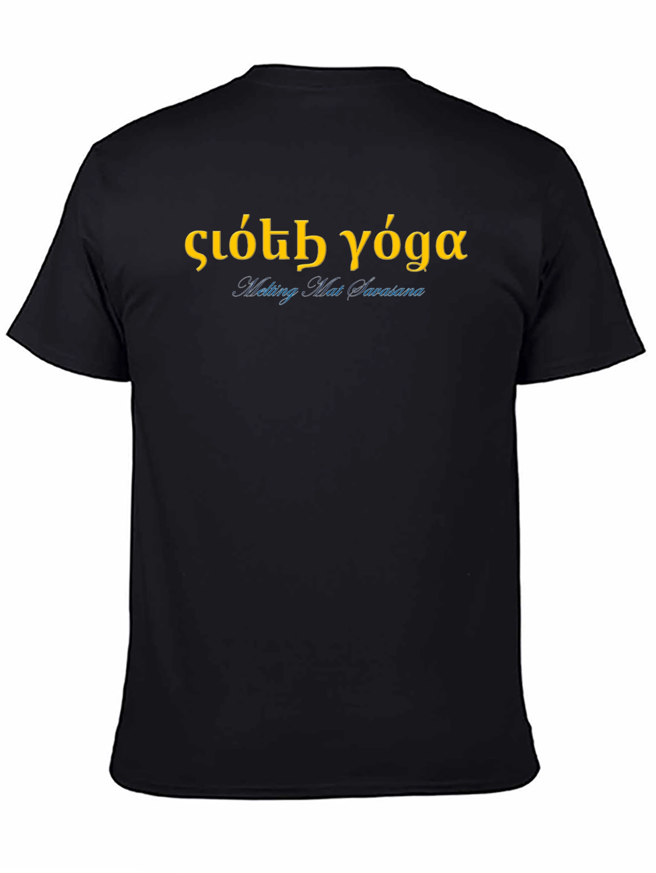 sioth yoga Black T-Shirt