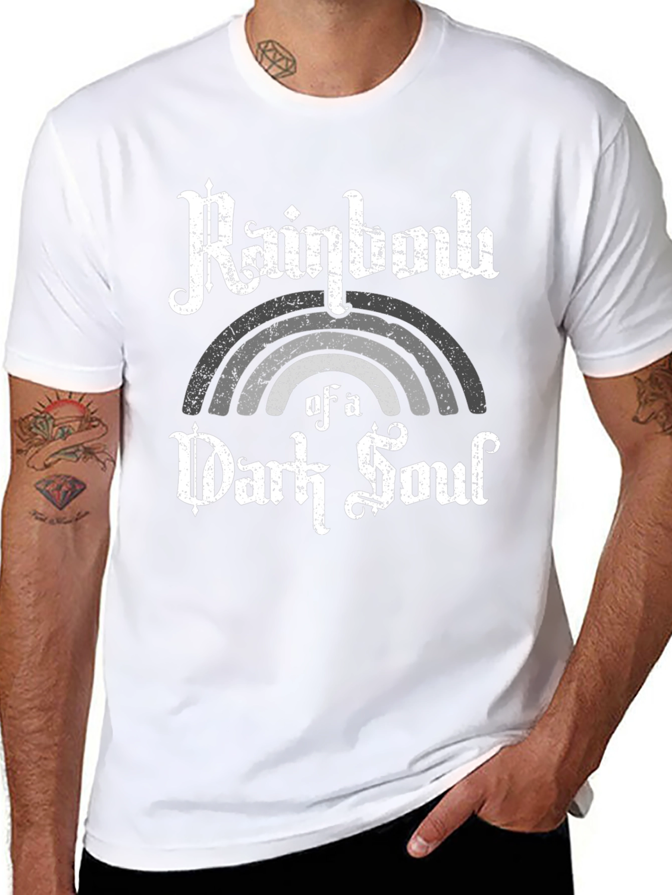 Rainbow of a Dark Soul Graphic T-Shirt