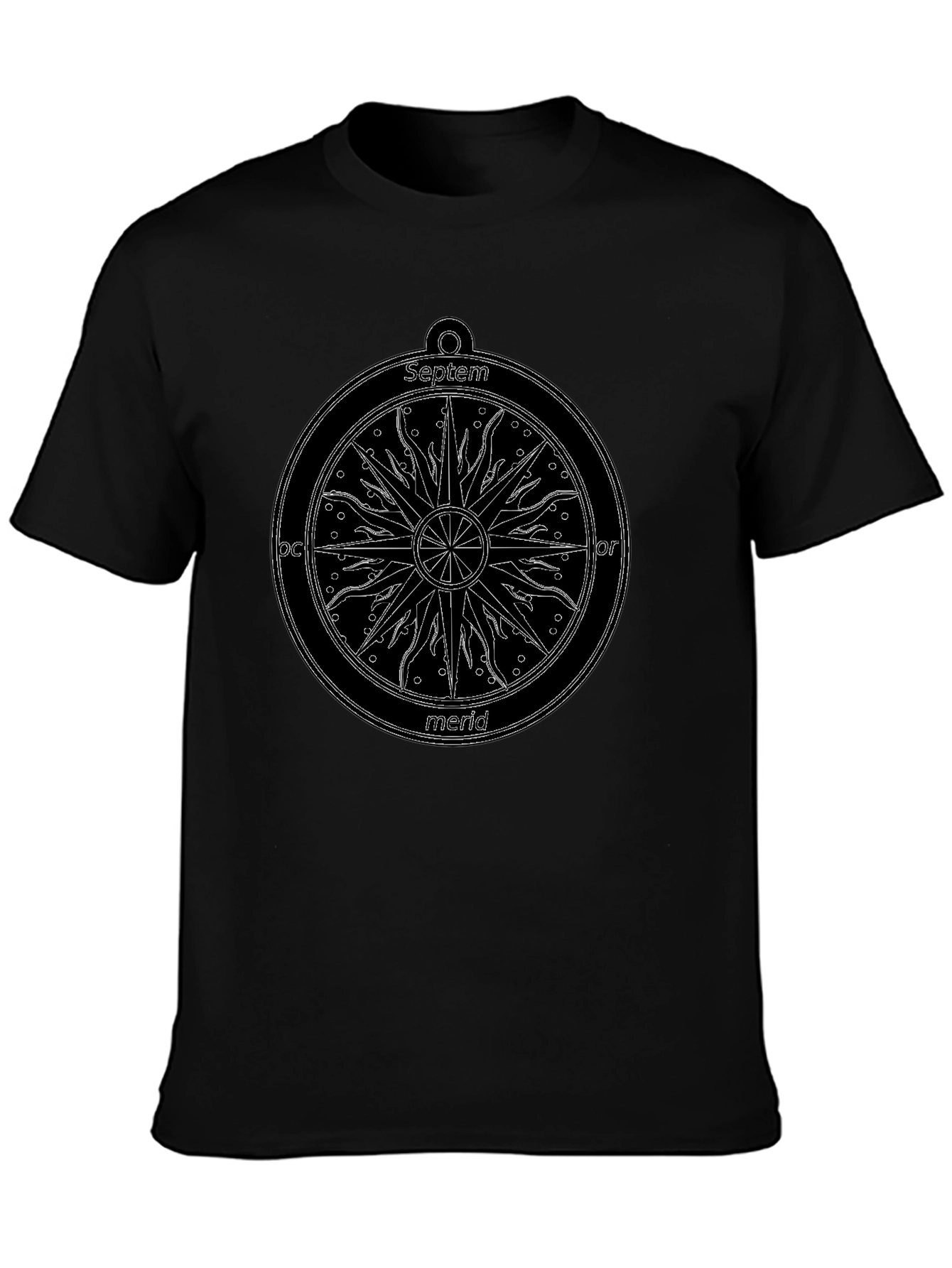 Celestial Compass Graphic T-Shirt