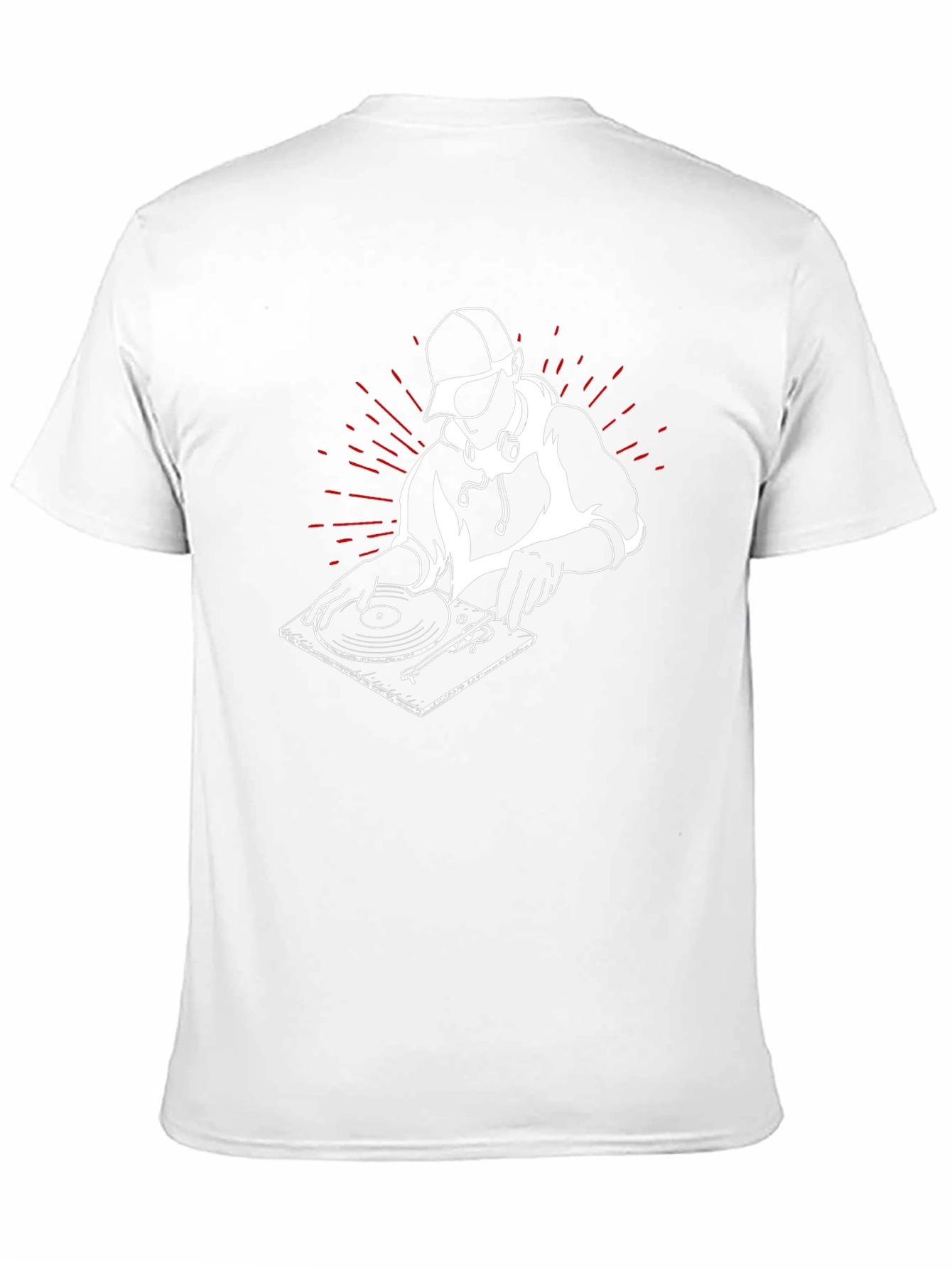 DJ Graphic Black T-Shirt: Cool Music Lover Tee