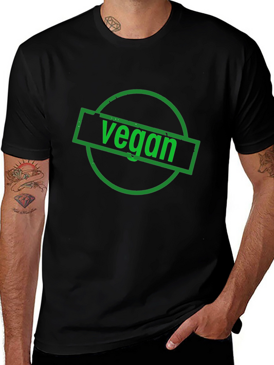 Vegan Stamp T-Shirt - Black