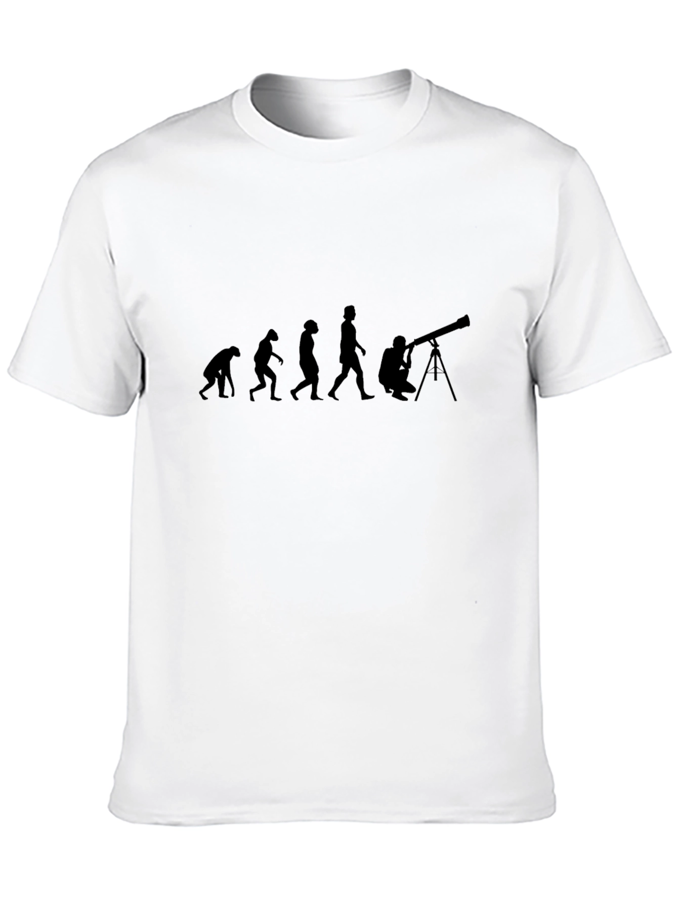 Evolution of Astronomy Black T-Shirt