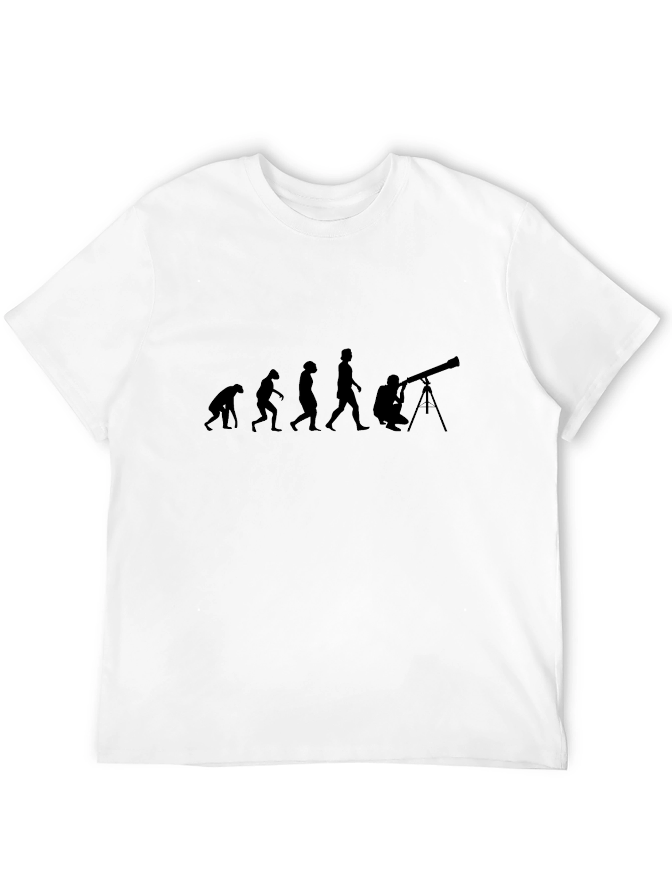 Evolution of Astronomy Black T-Shirt