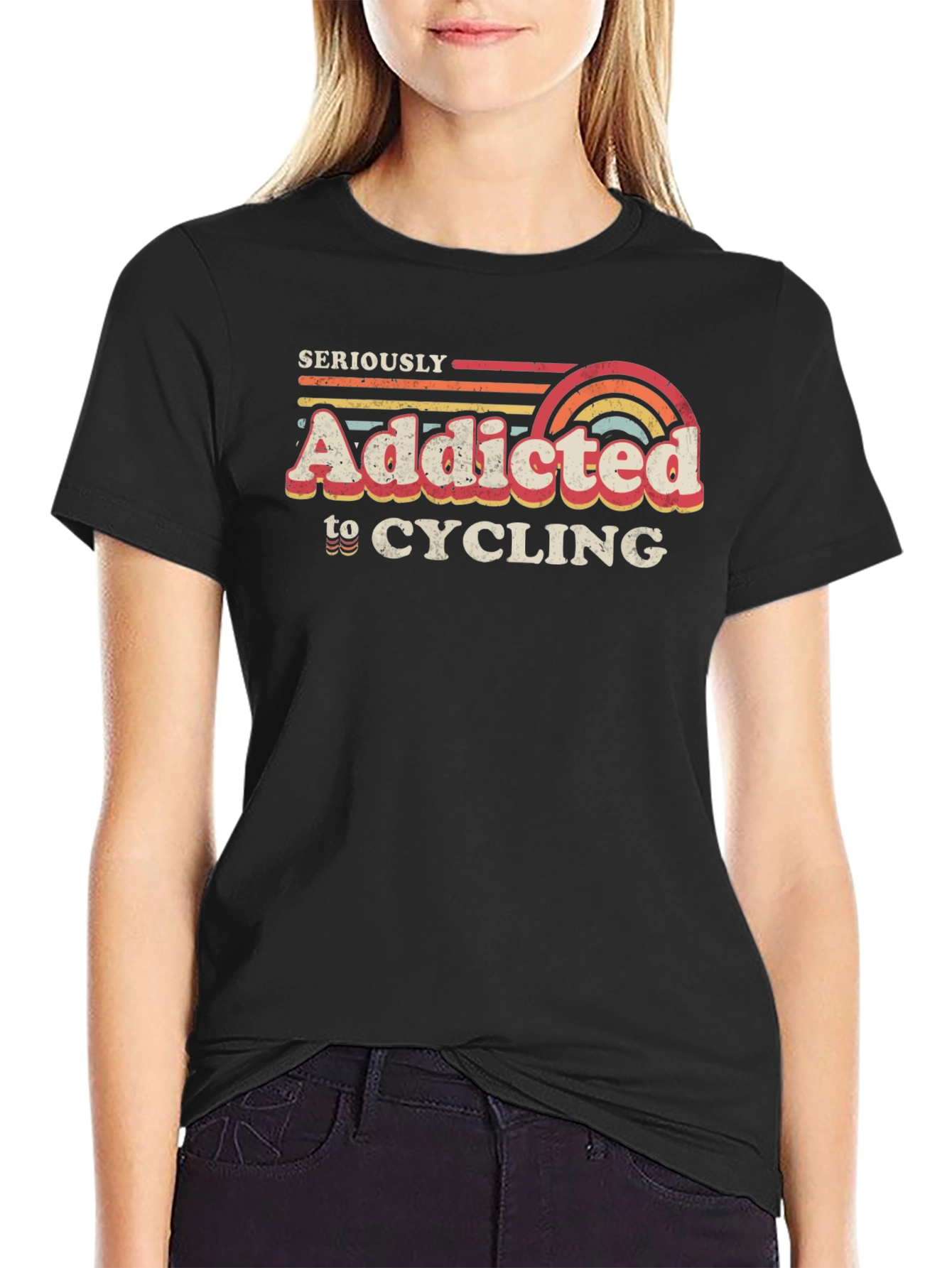 Addicted to Cycling Graphic Tee