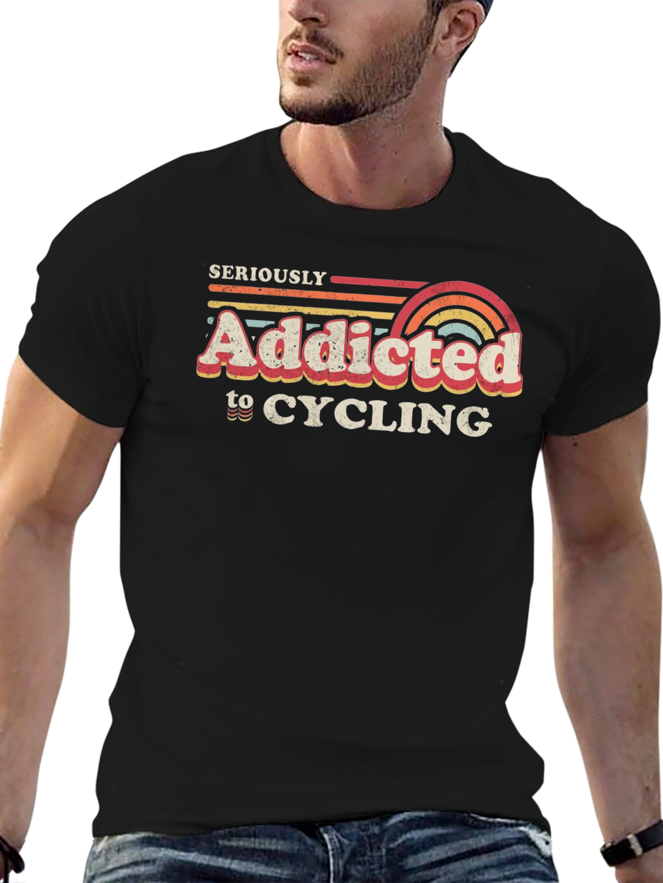 Addicted to Cycling Graphic Tee