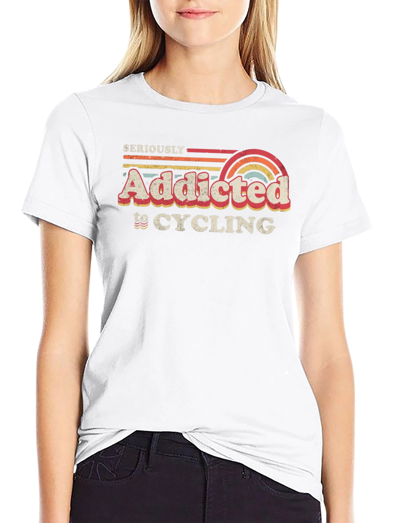 Addicted to Cycling Graphic Tee