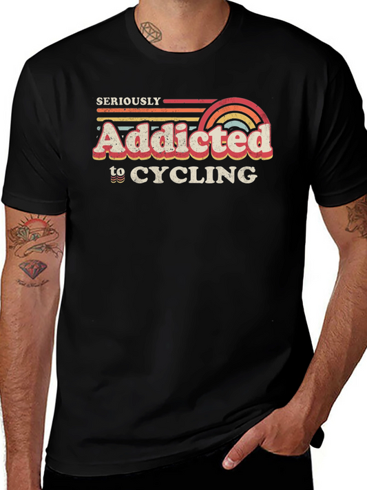 Addicted to Cycling Graphic Tee
