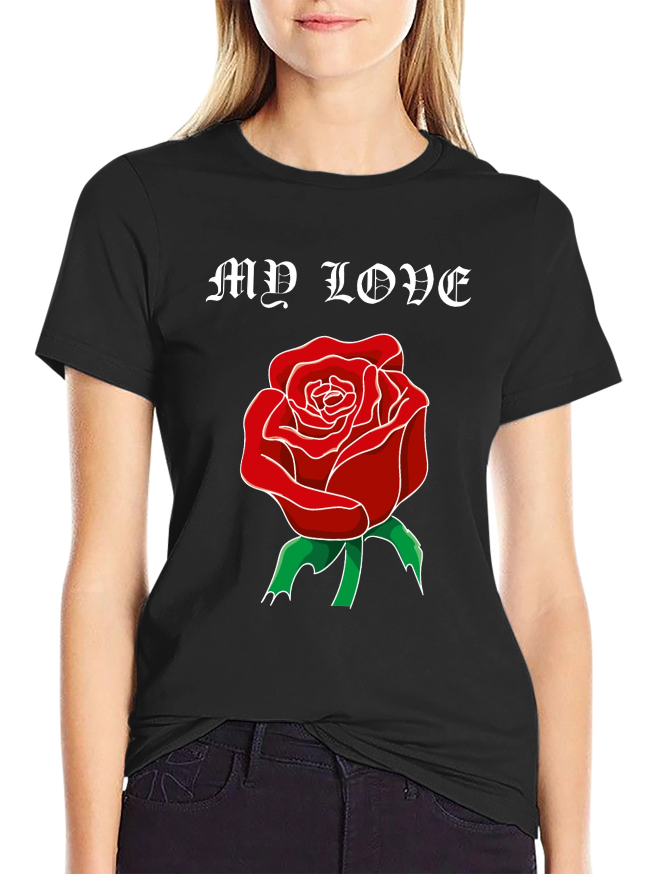 My Love Rose Graphic T-Shirt
