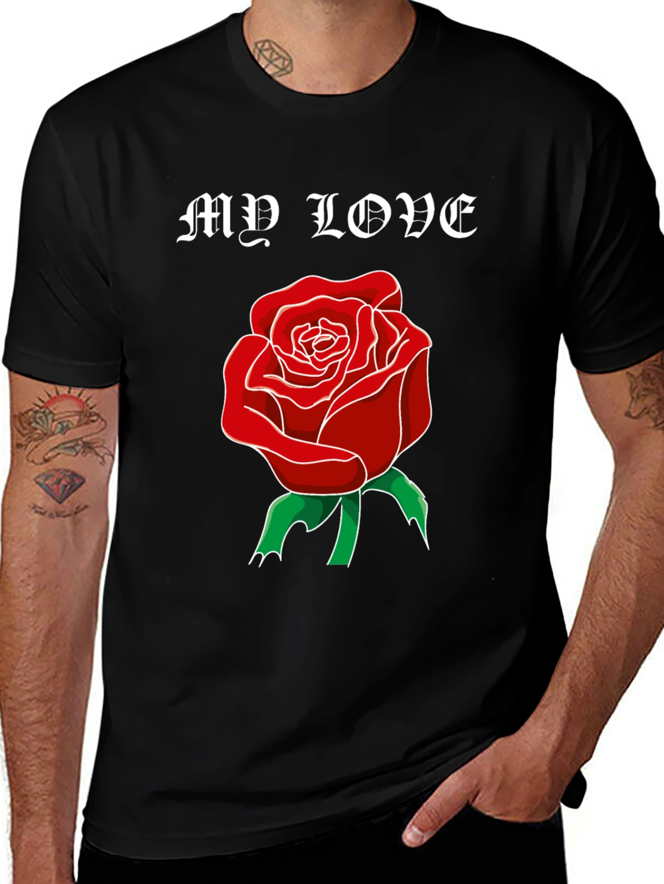My Love Rose Graphic T-Shirt