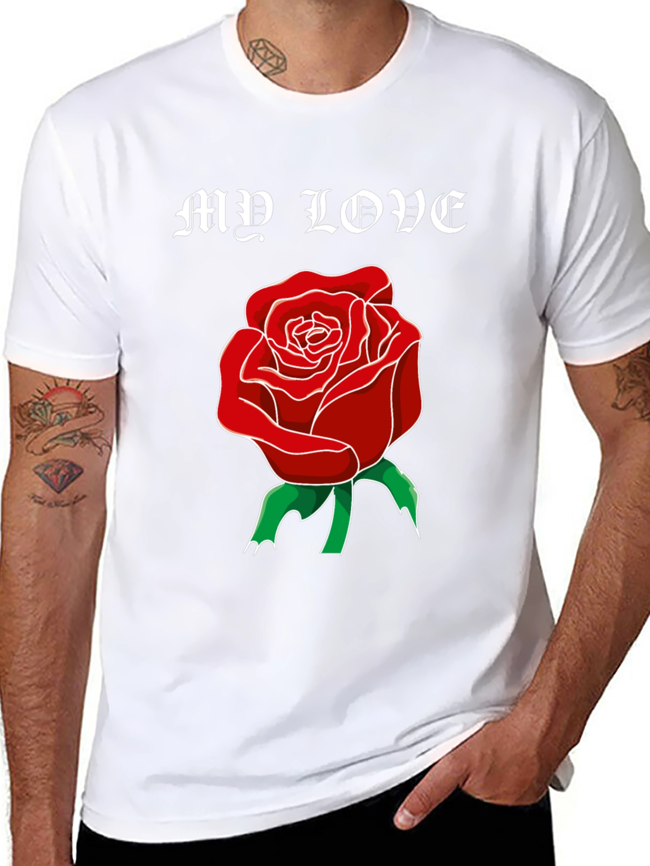 My Love Rose Graphic T-Shirt