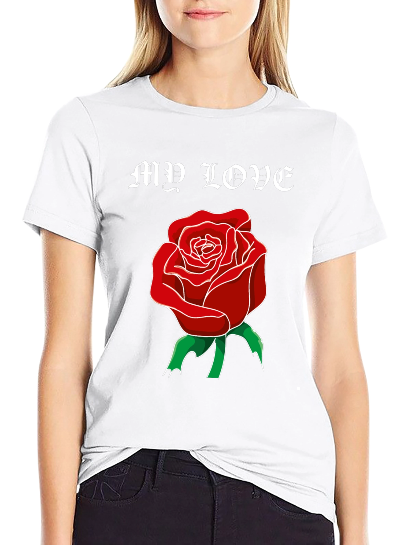 My Love Rose Graphic T-Shirt