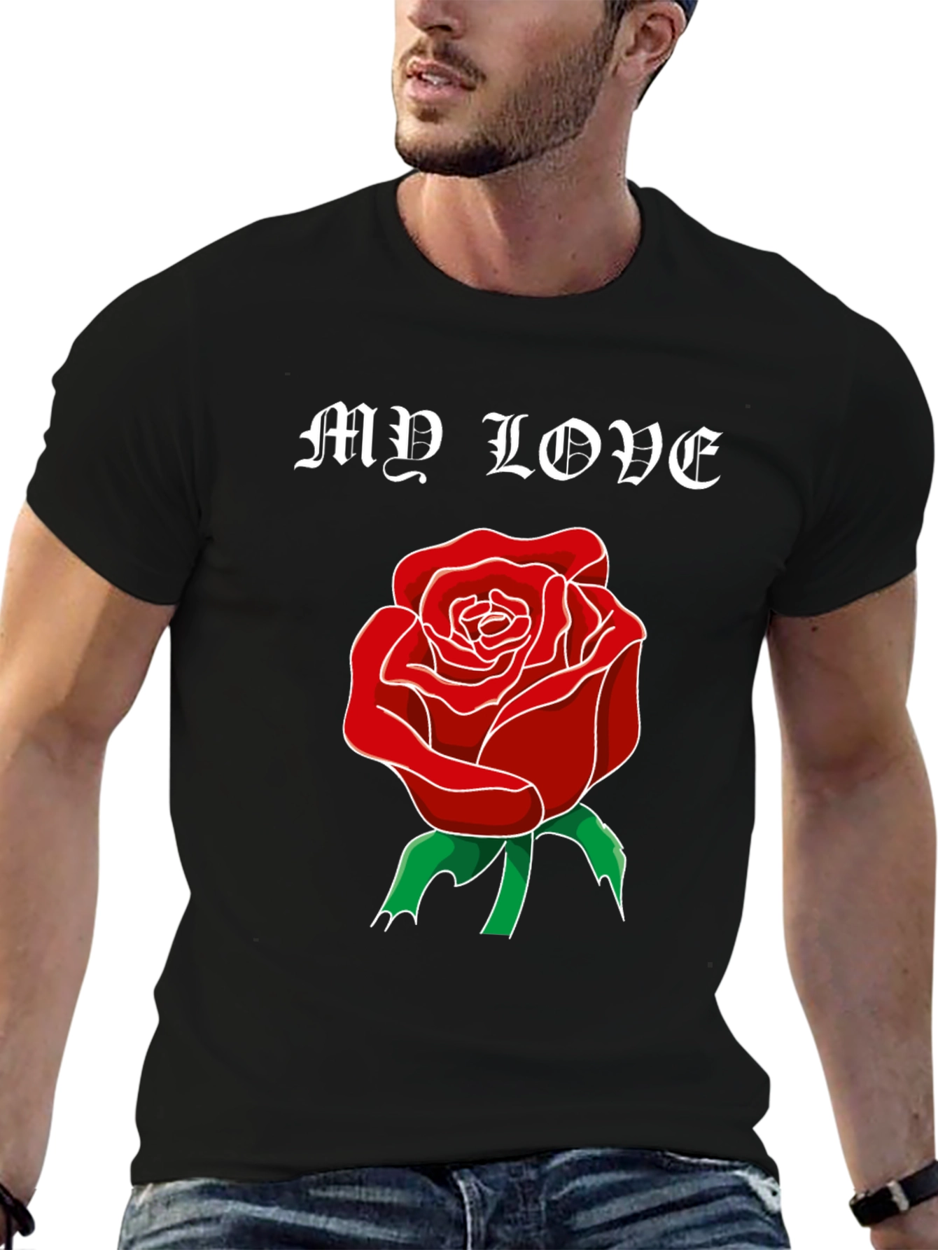 My Love Rose Graphic T-Shirt