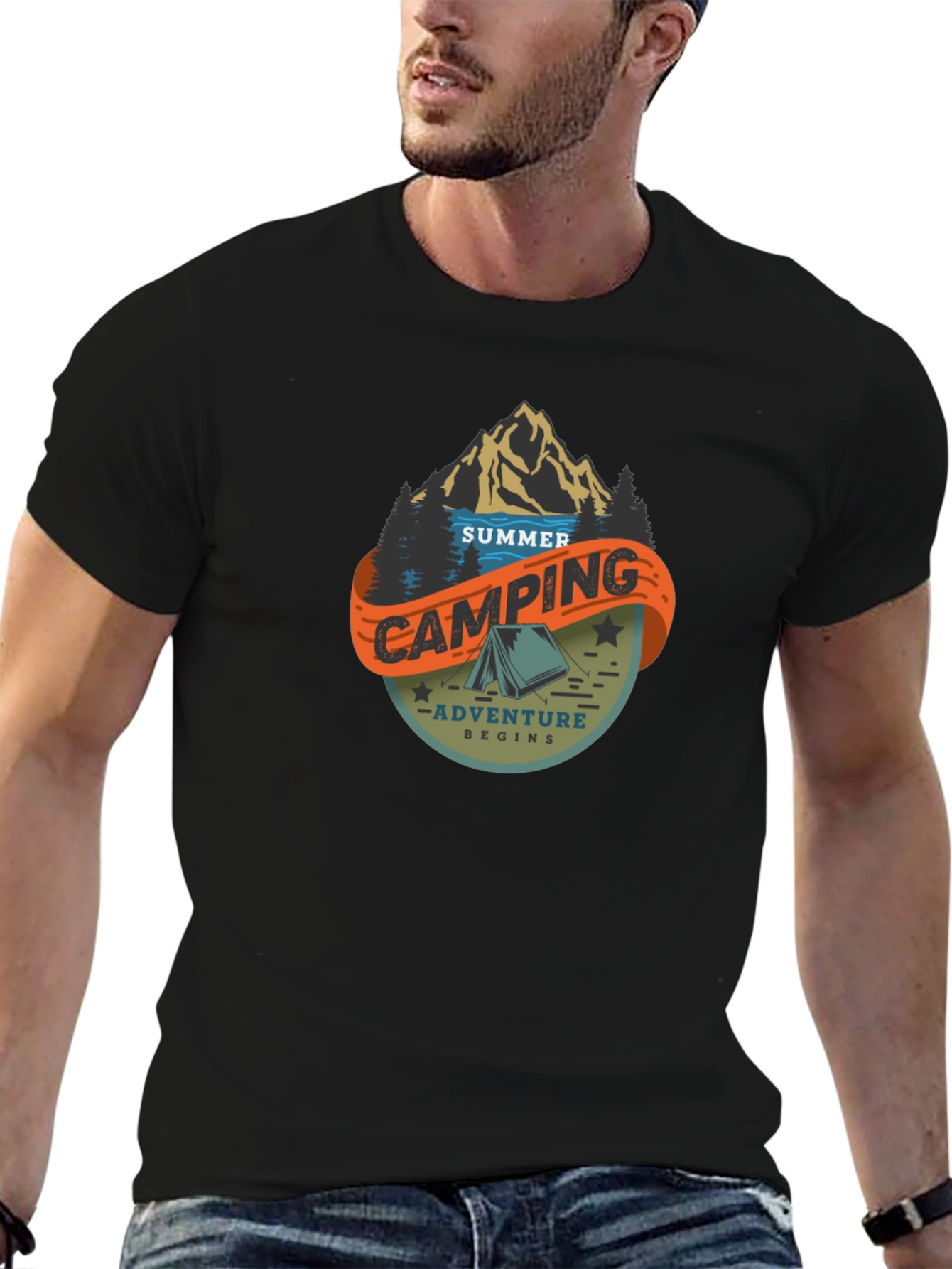 Summer Camping Adventure T-Shirt