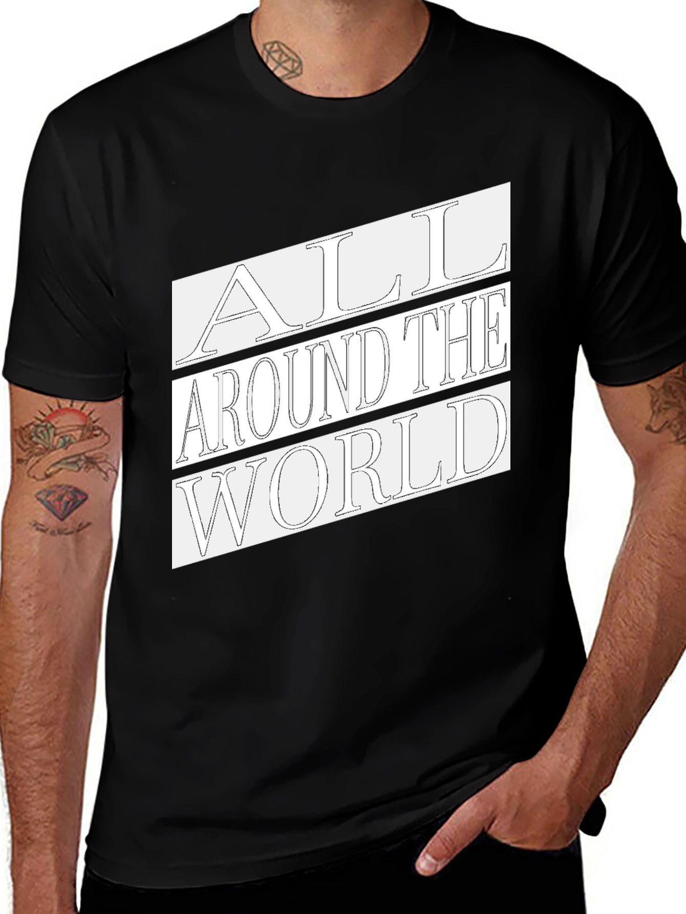 All Around The World Graphic Tee