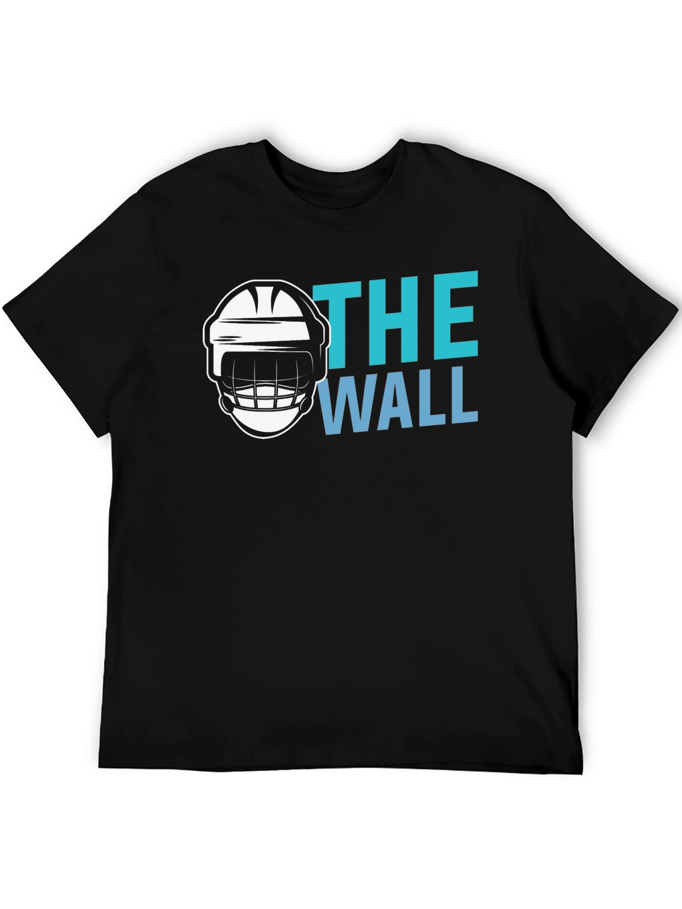 The Wall Hockey Goalie T-Shirt - Black Cotton Tee