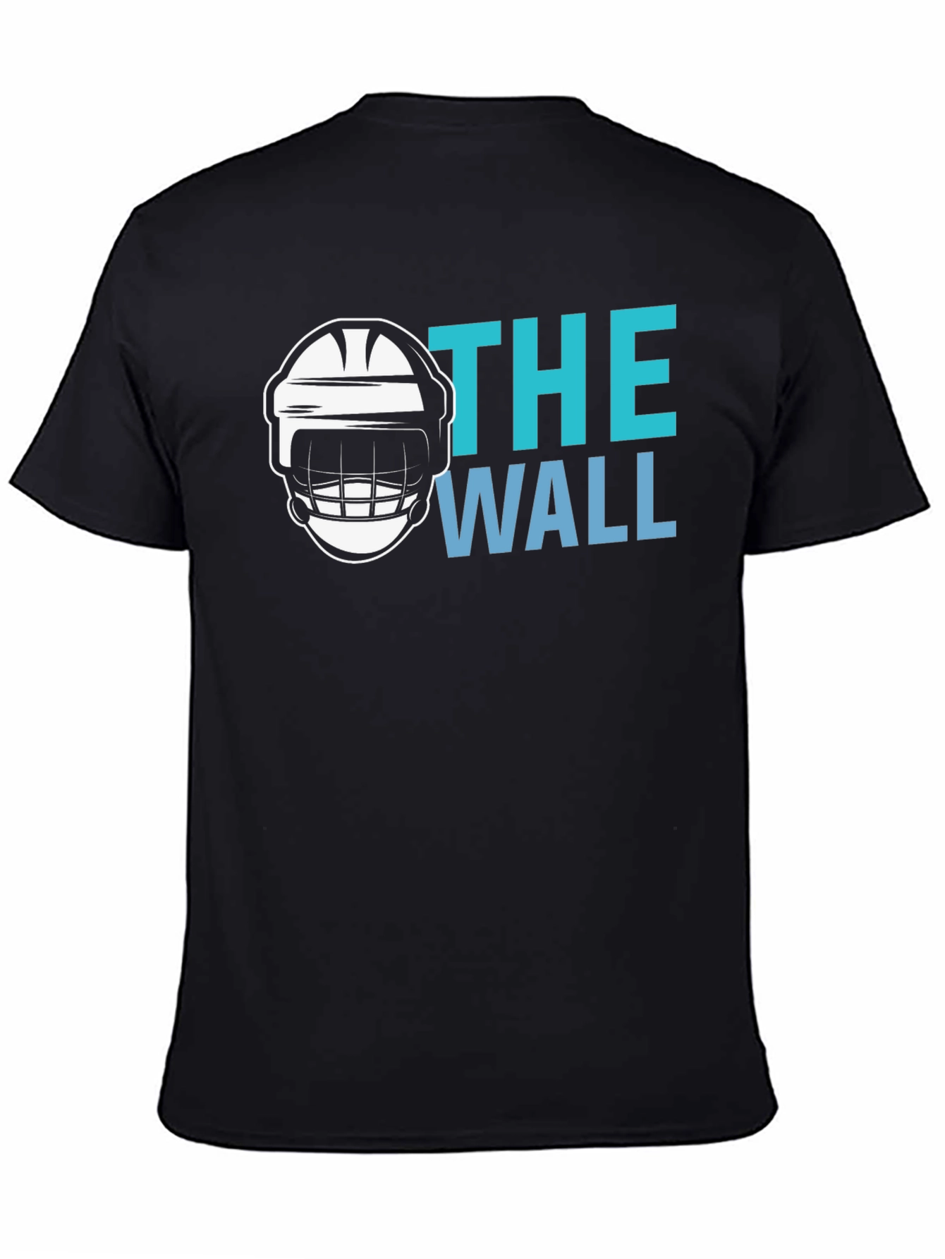 The Wall Hockey Goalie T-Shirt - Black Cotton Tee