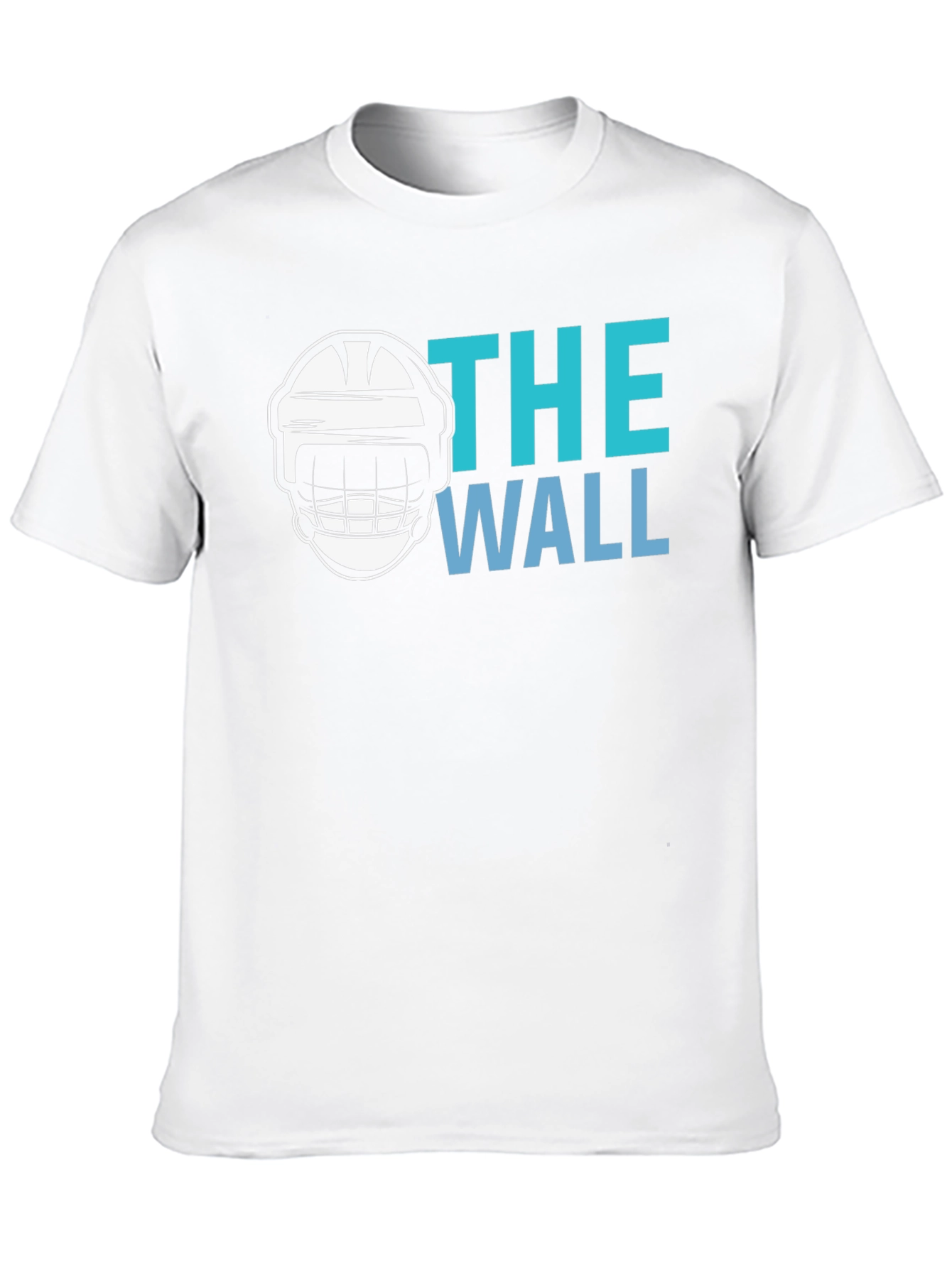 The Wall Hockey Goalie T-Shirt - Black Cotton Tee